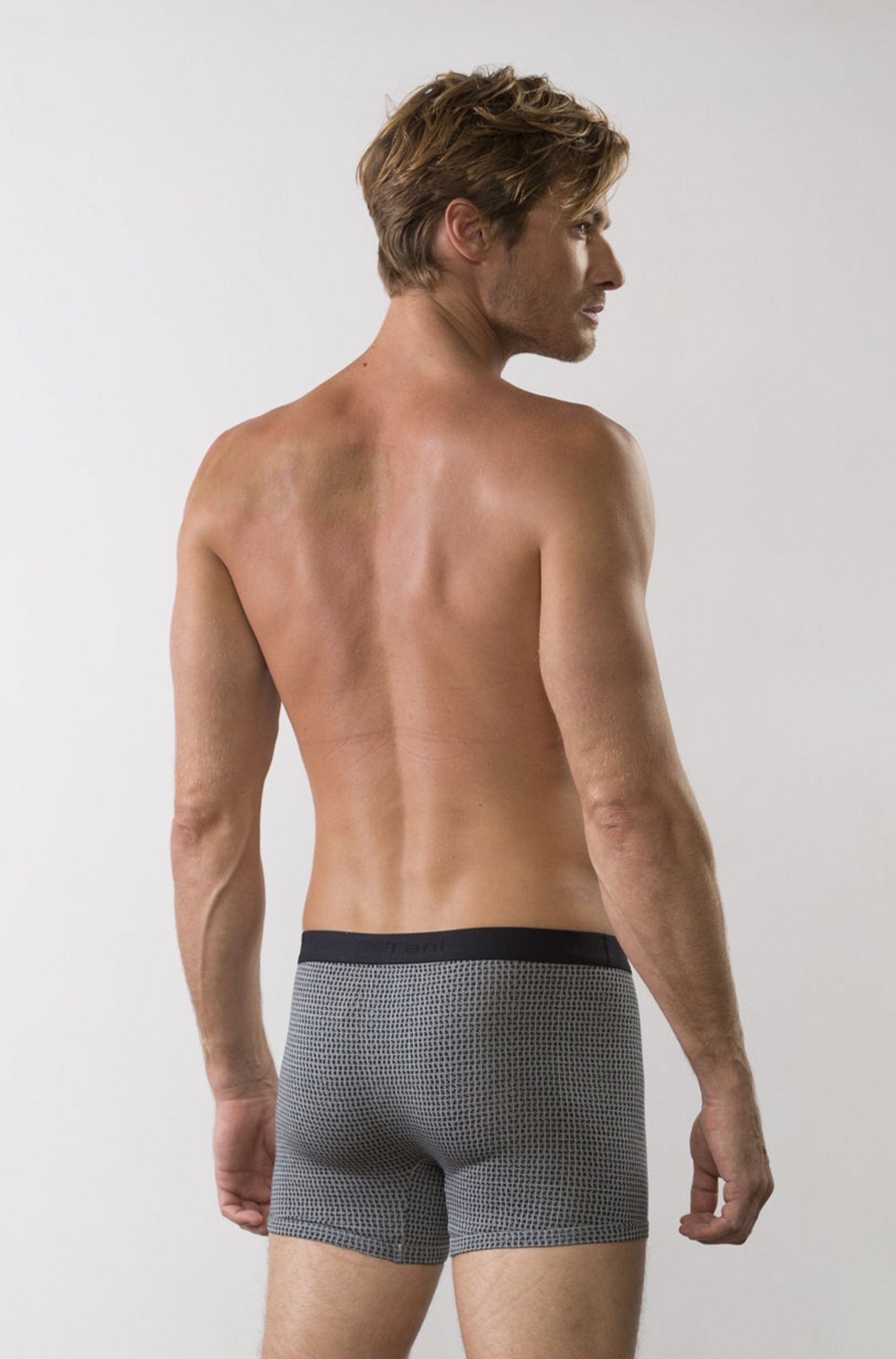 Regular Trunk - Grey Squares