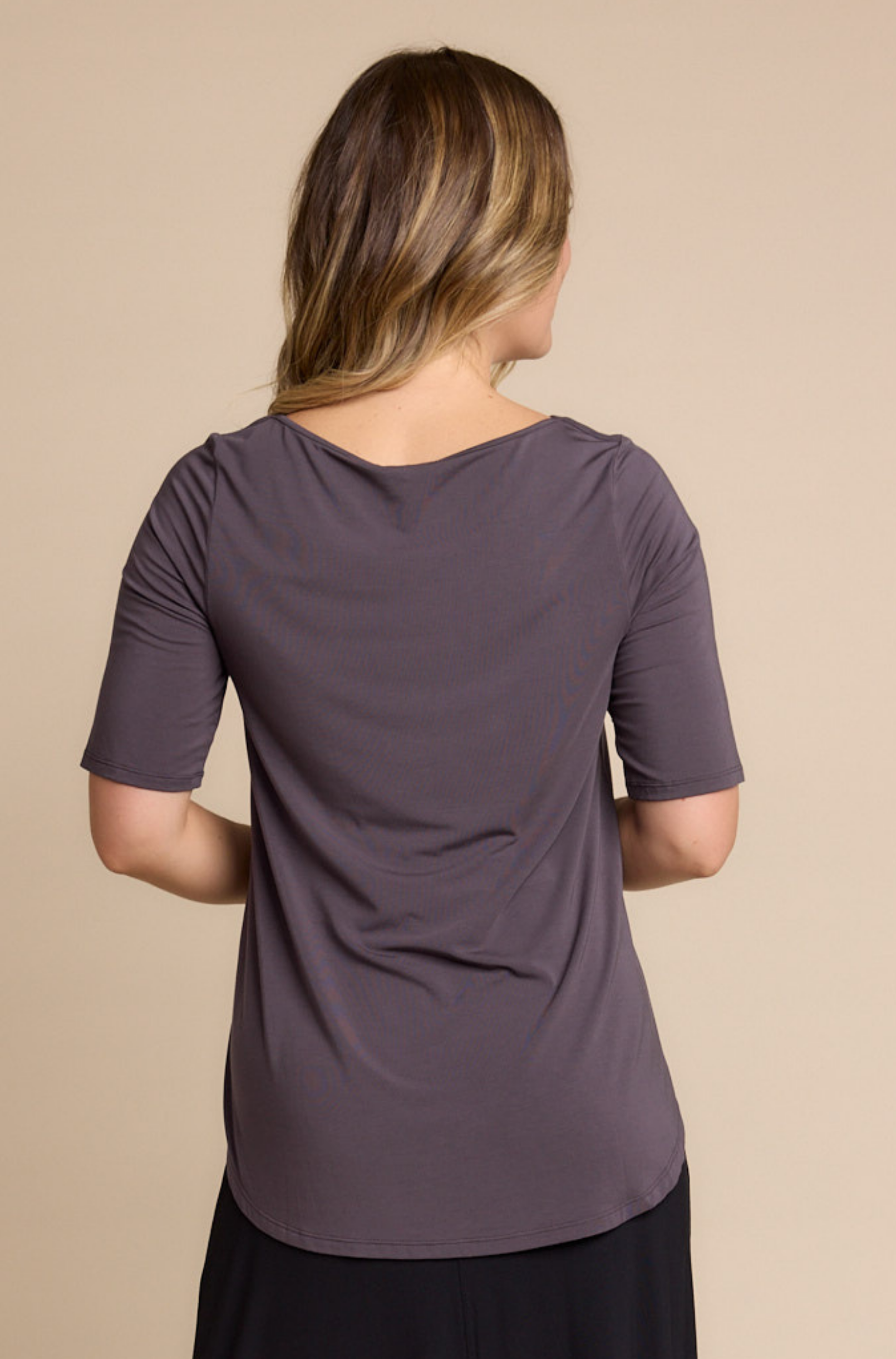 Elbow Swing Tee - Grape