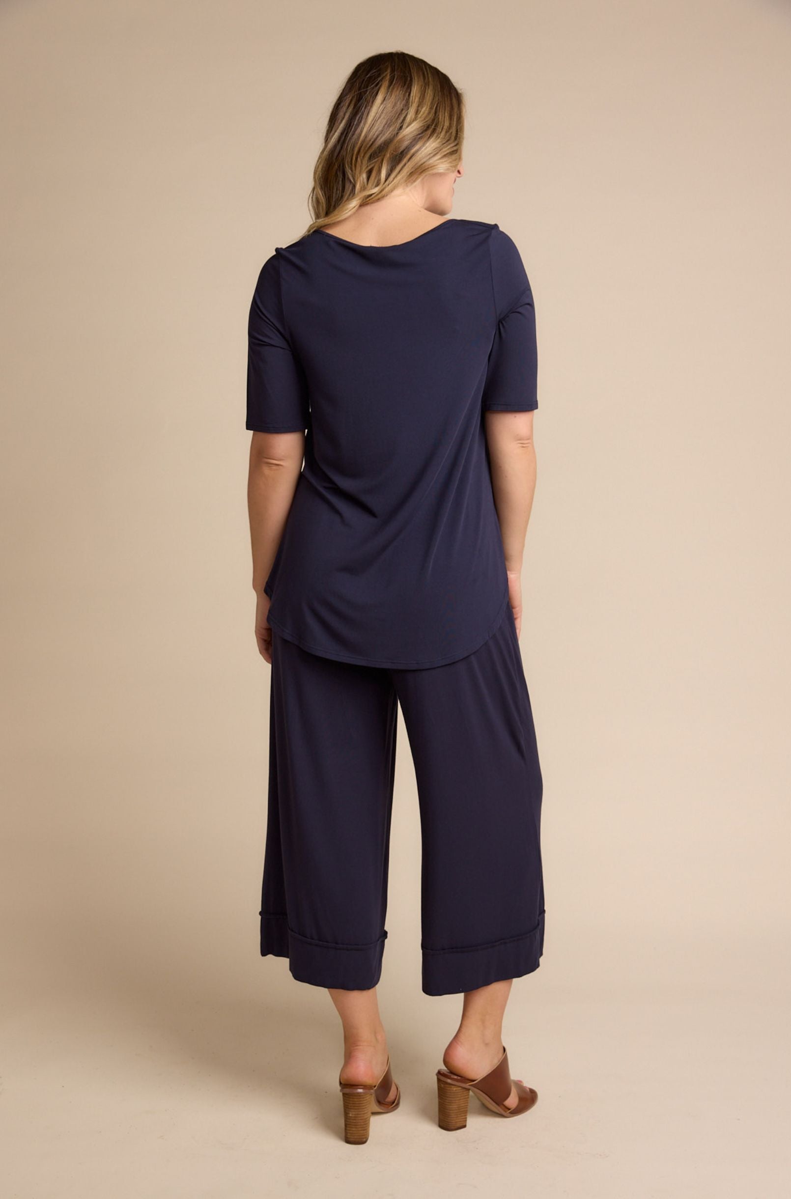 Culotte Resort Pant - French Navy