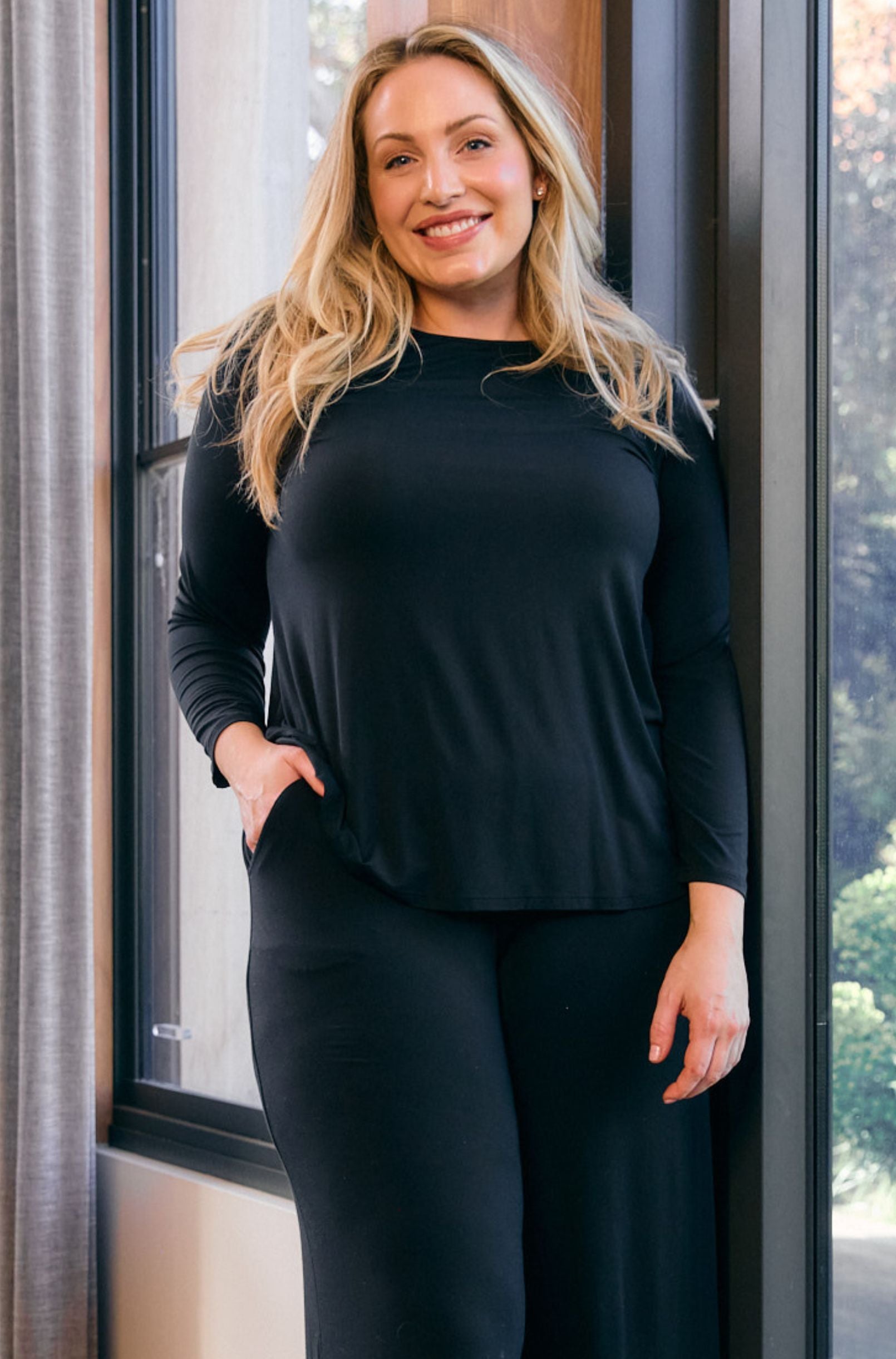 Cara Long Sleeve - Black