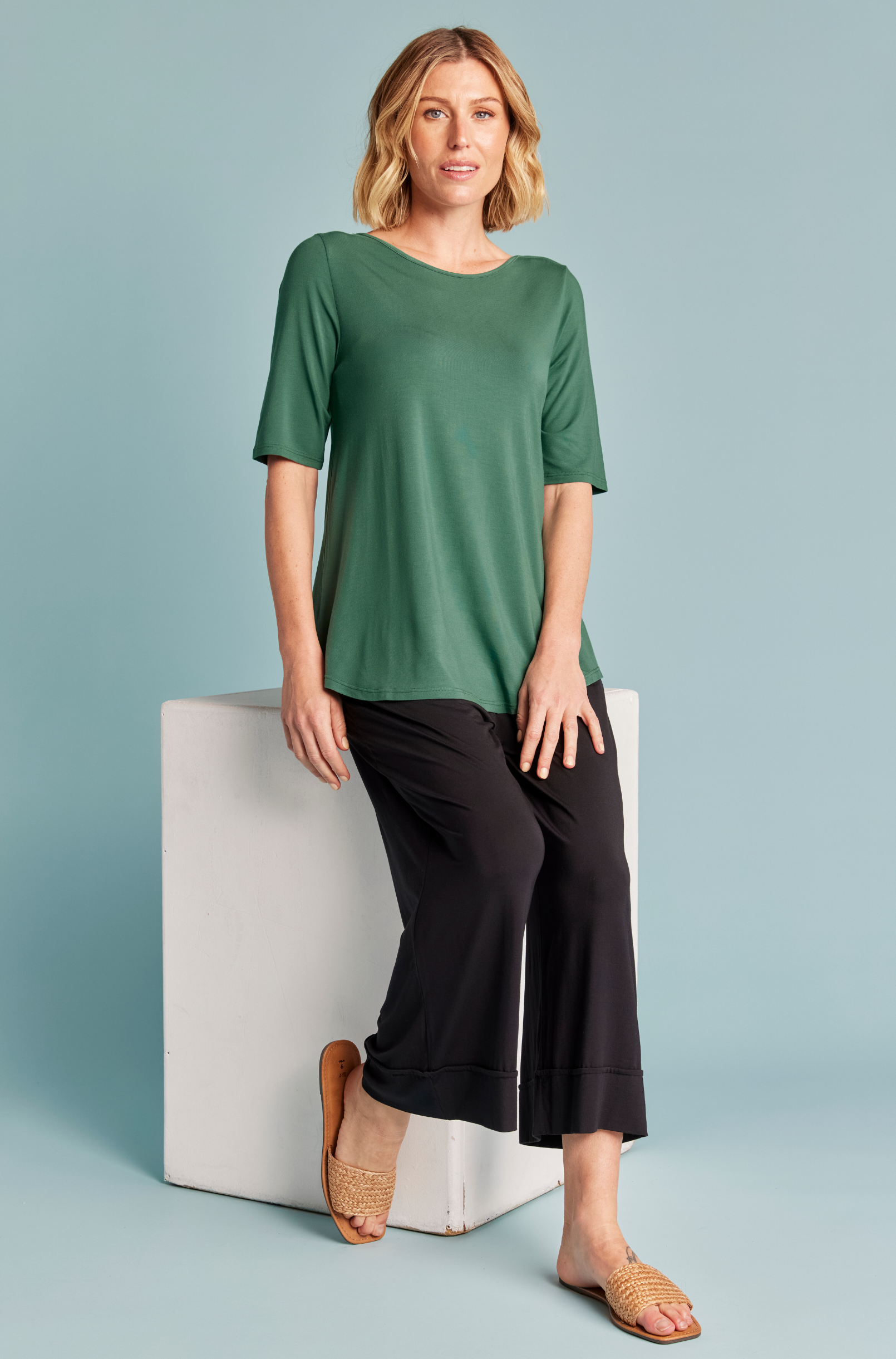 Elbow Swing Tee - Pine