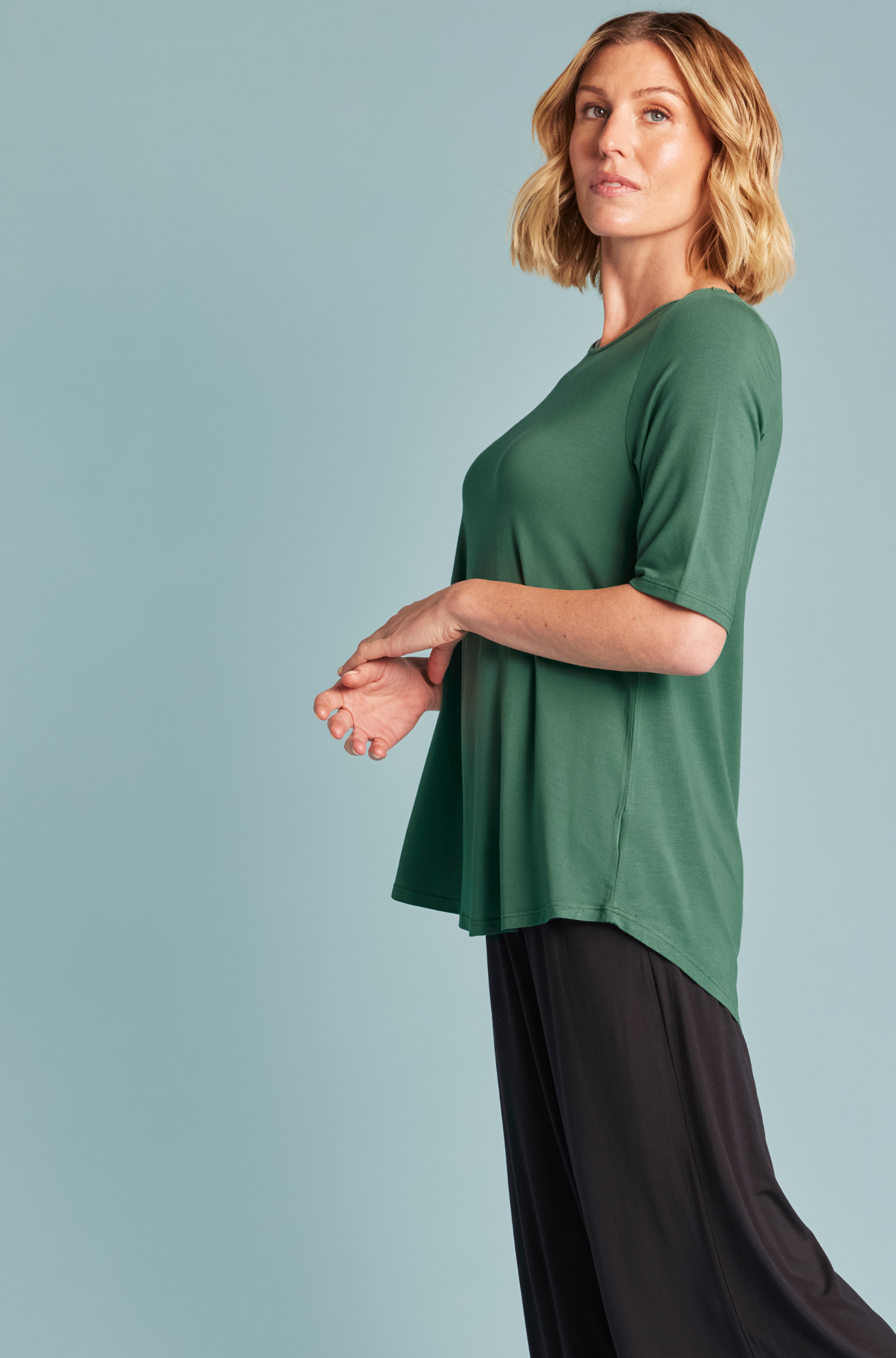 Elbow Swing Tee - Pine
