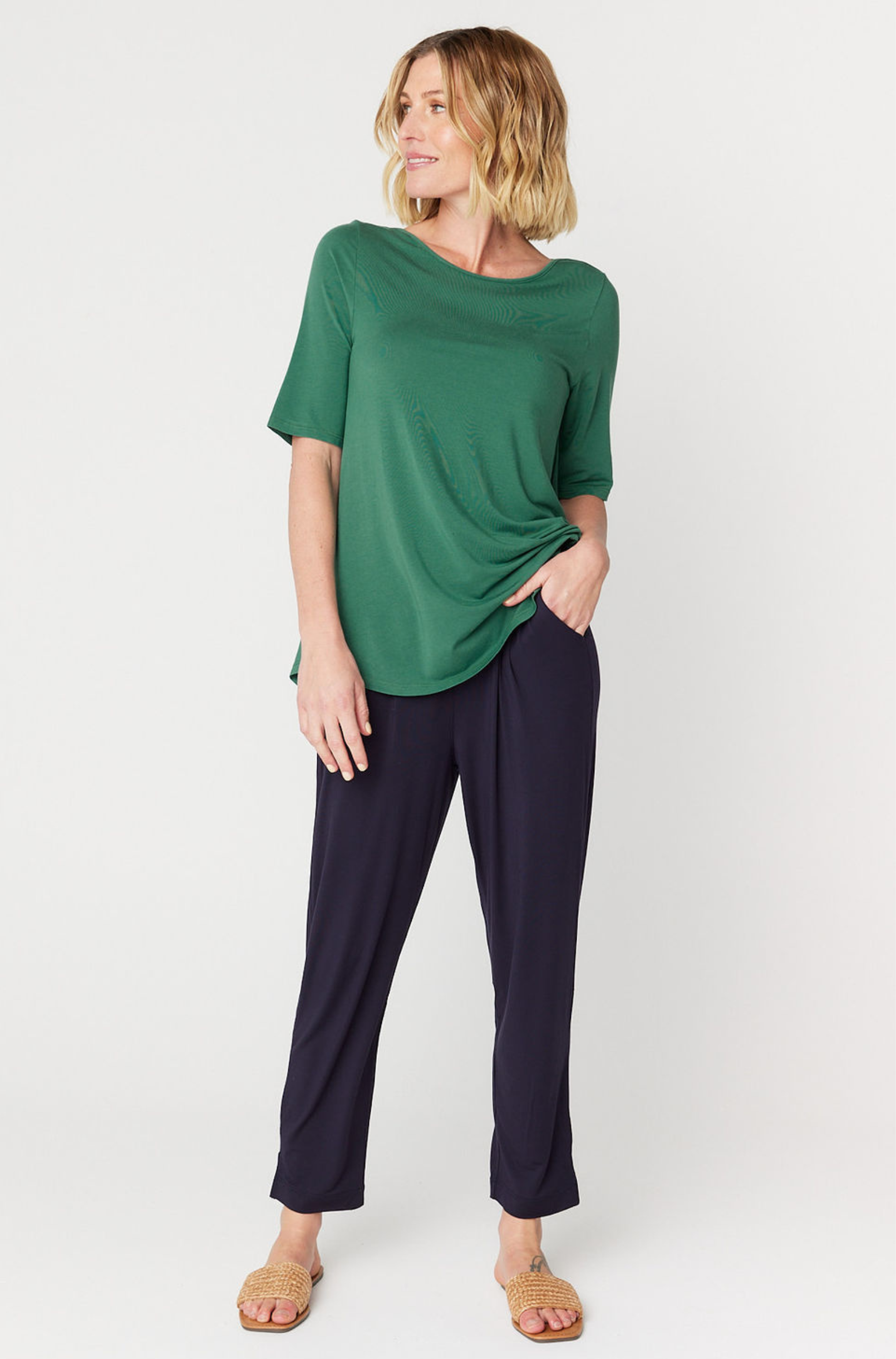 Elbow Swing Tee - Pine