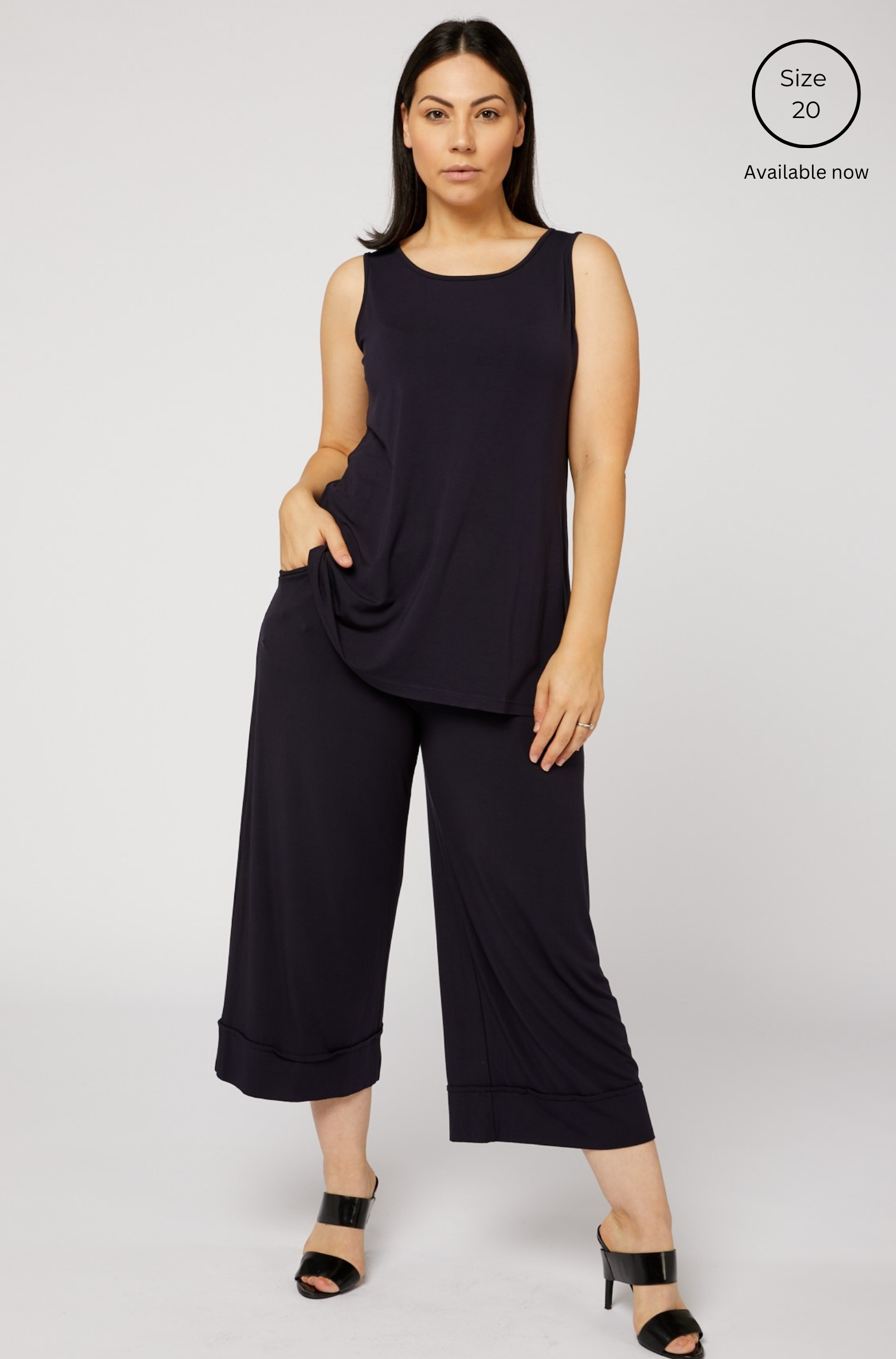 Culotte Resort Pant French Navy