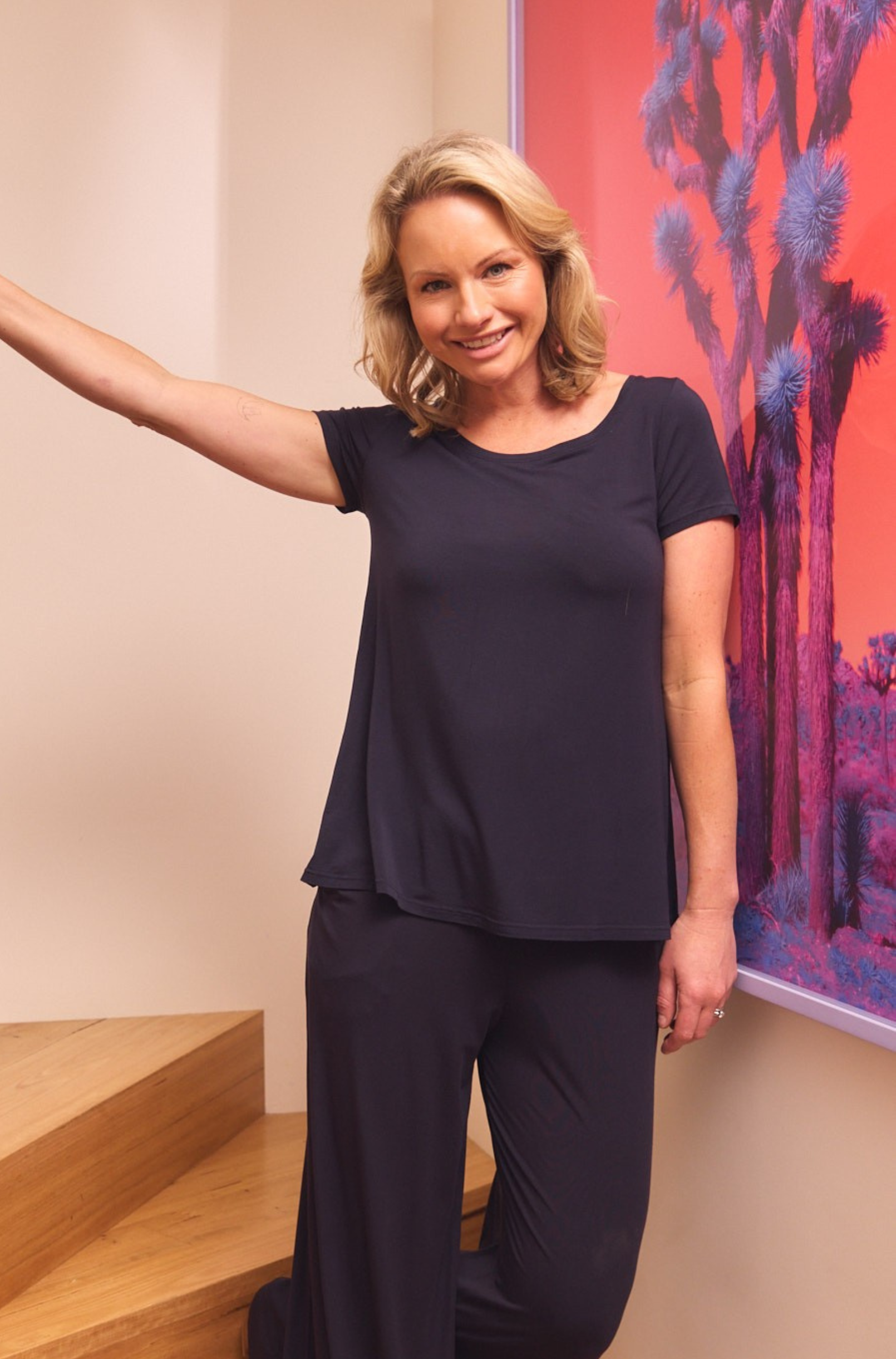 Swing Tee - French Navy