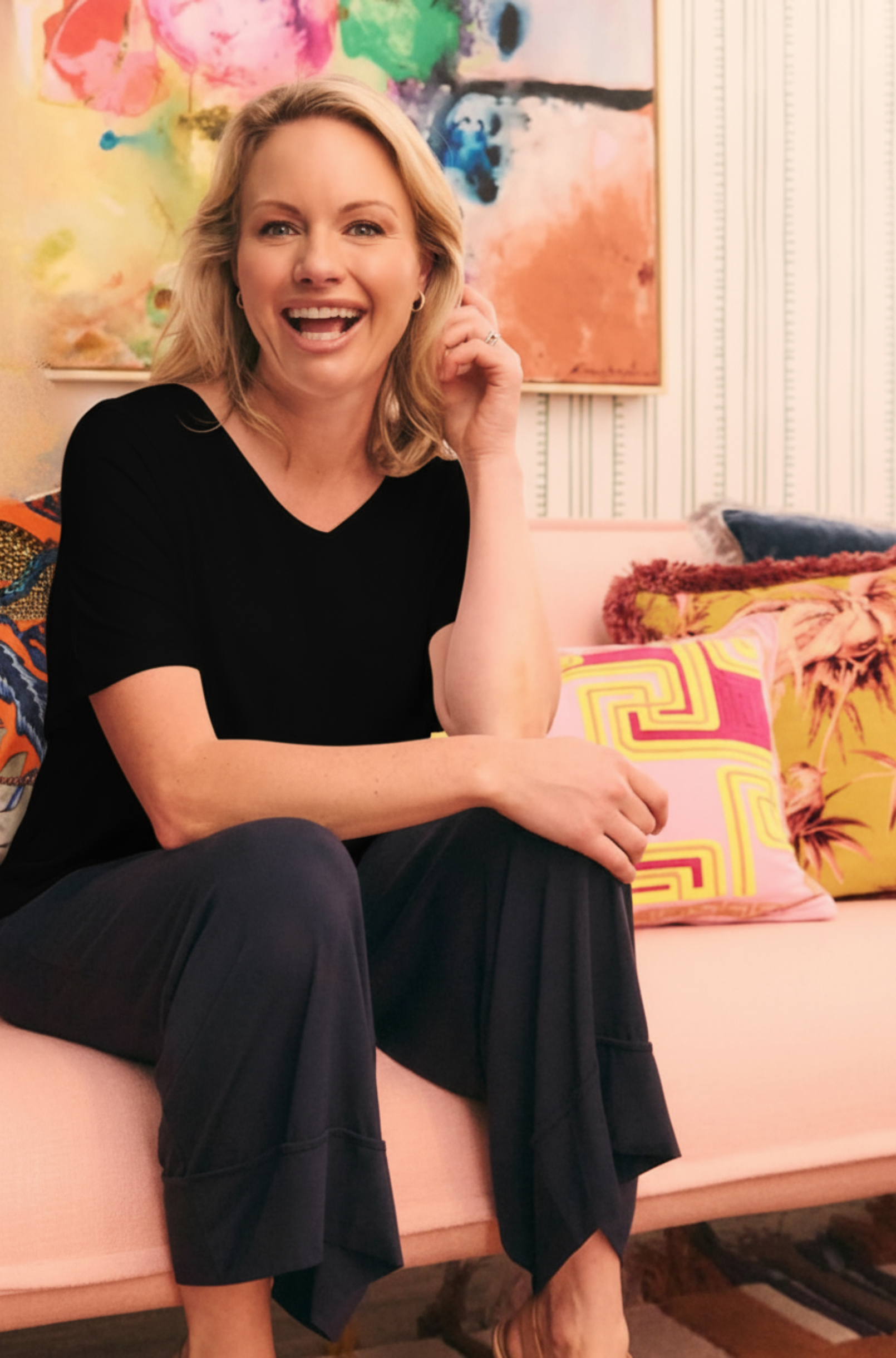 Ivy Swing Tee - Black