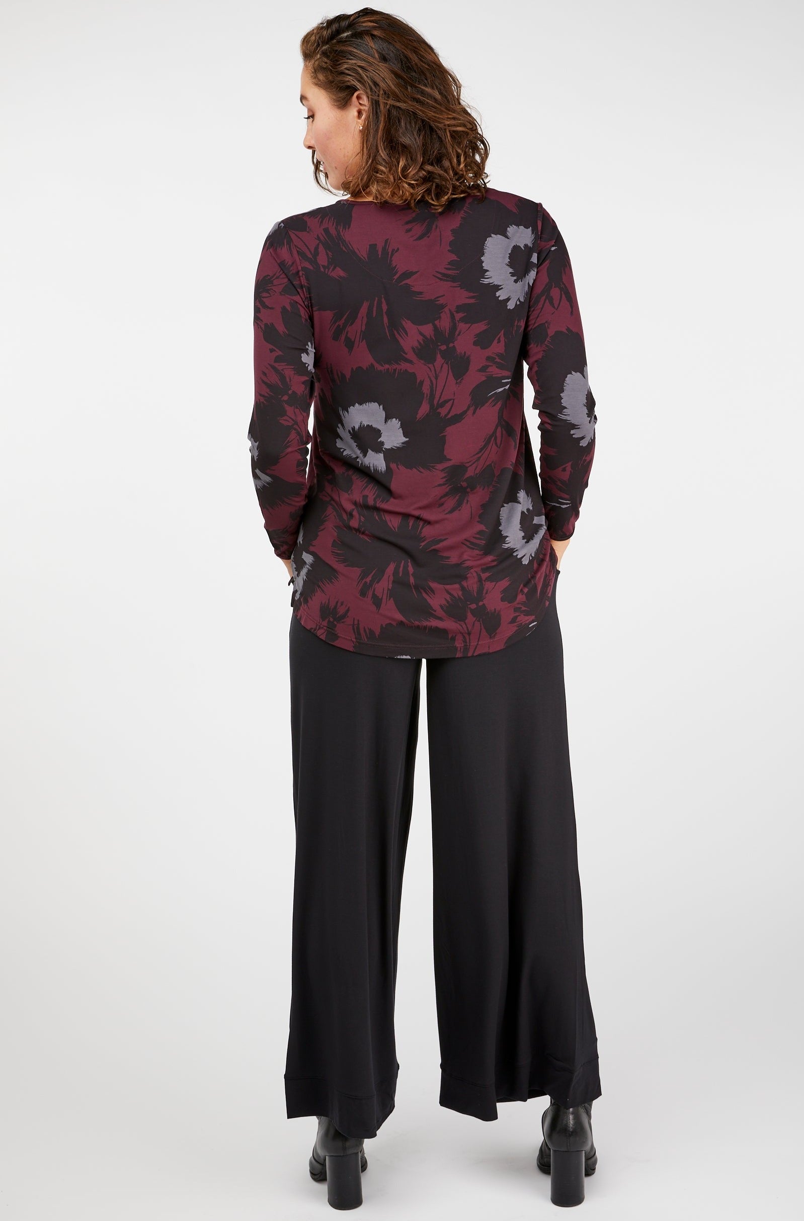 Split Hem Long Sleeve Bloom