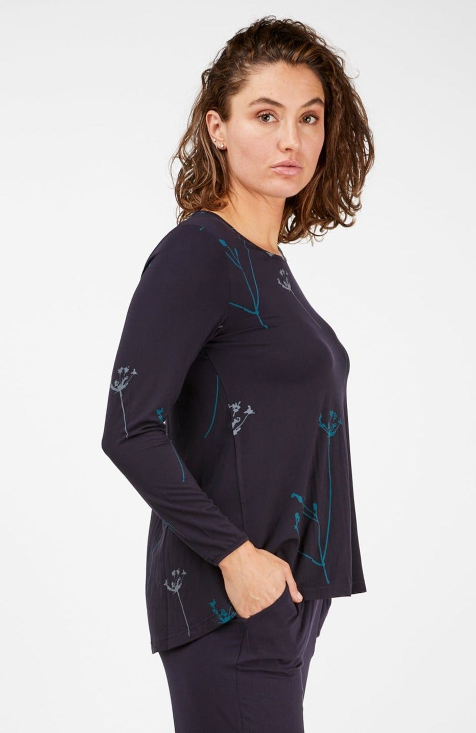 Split Hem Long Sleeve Dandelion