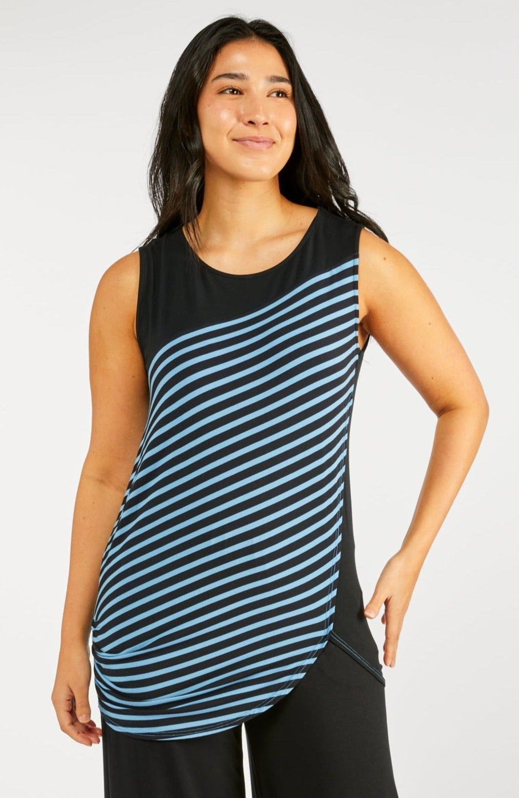 A-Line Tank Regatta Stripe