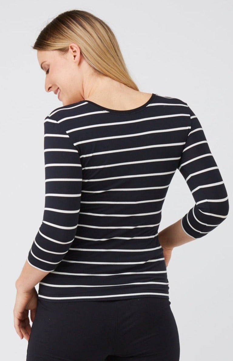 3/4 Sleeve Scoop Amalfi