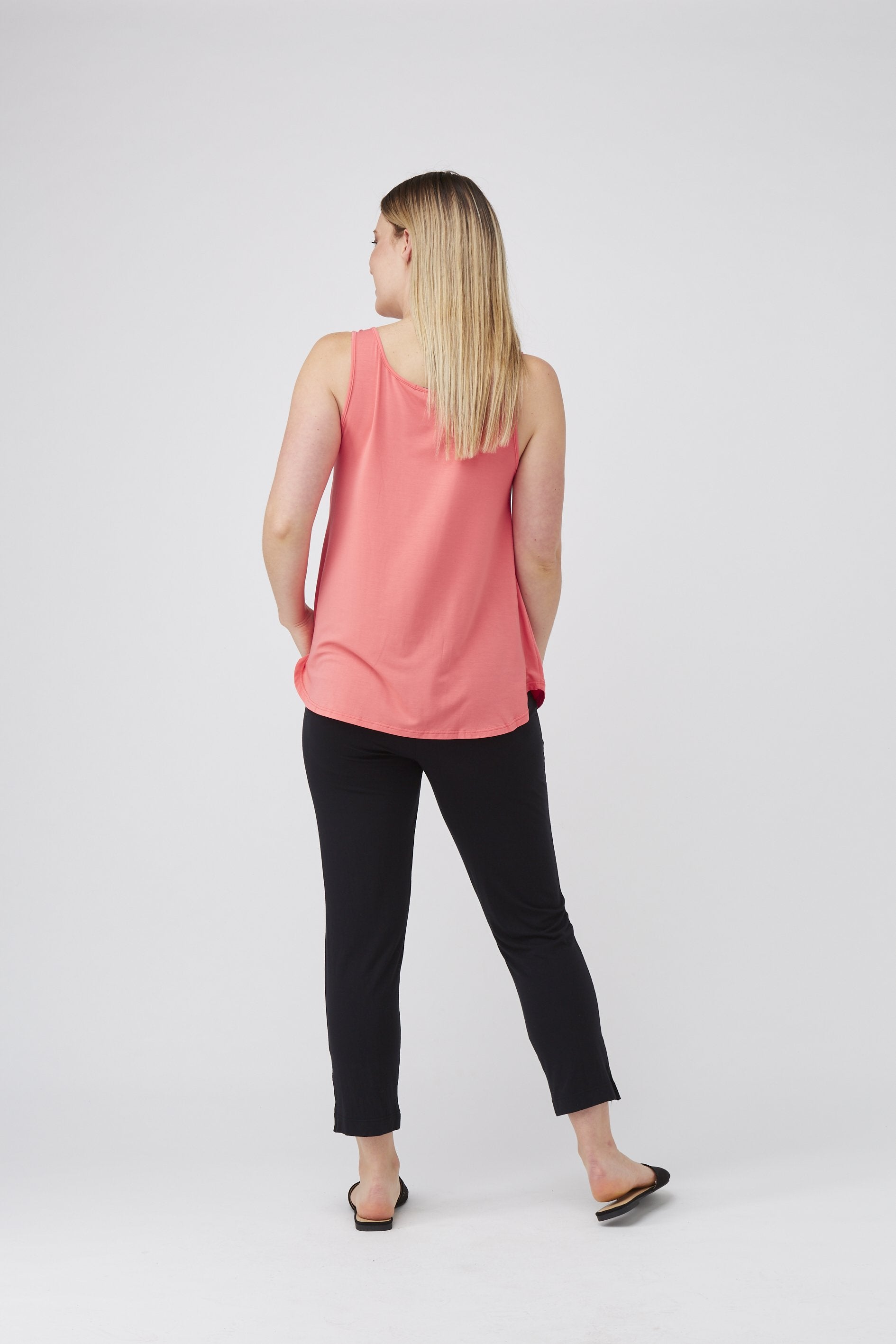 V-Neck Swing Papaya