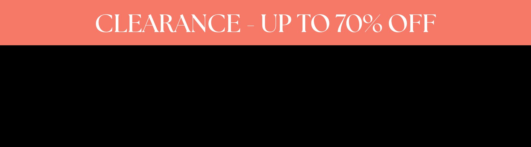 Clearance Sale - Up to 70% Off
