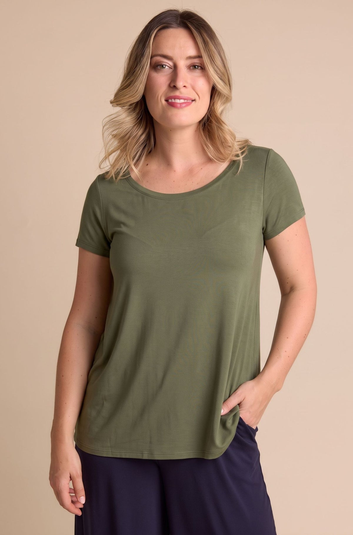 Swing Tee Sample - Olive