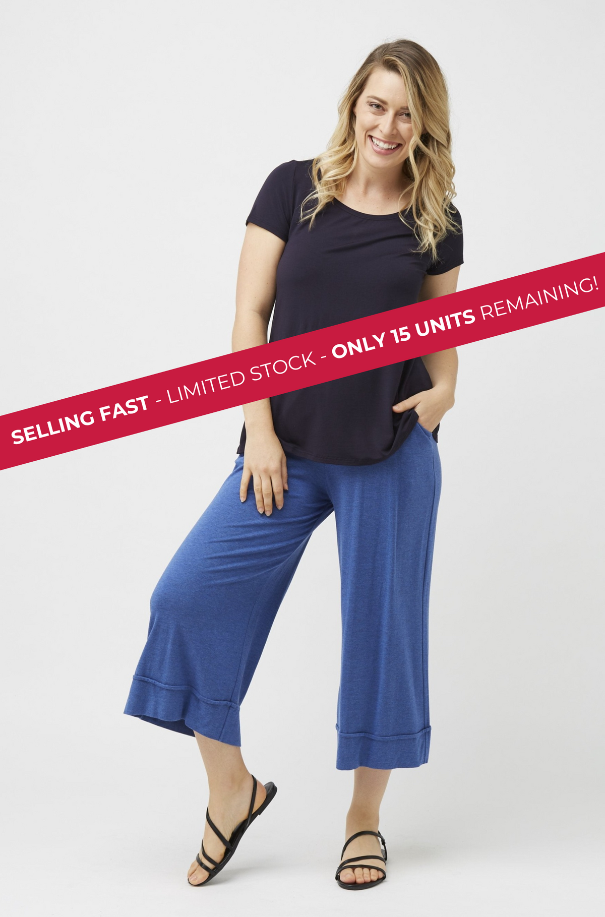 Culotte Resort Pant - Denim