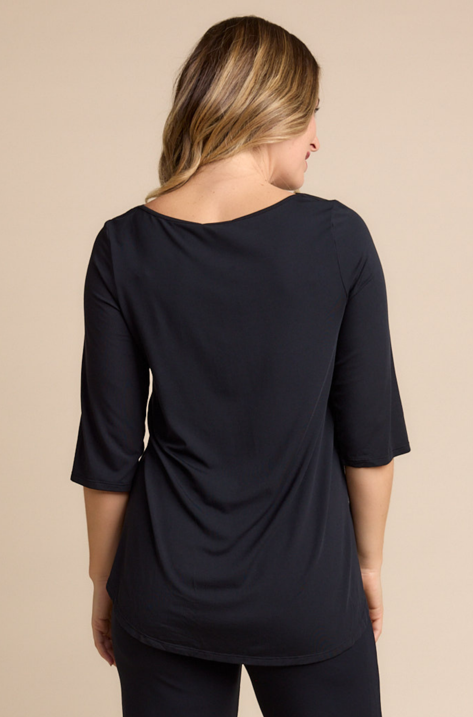 Tilly 3/4 Sleeve - Black