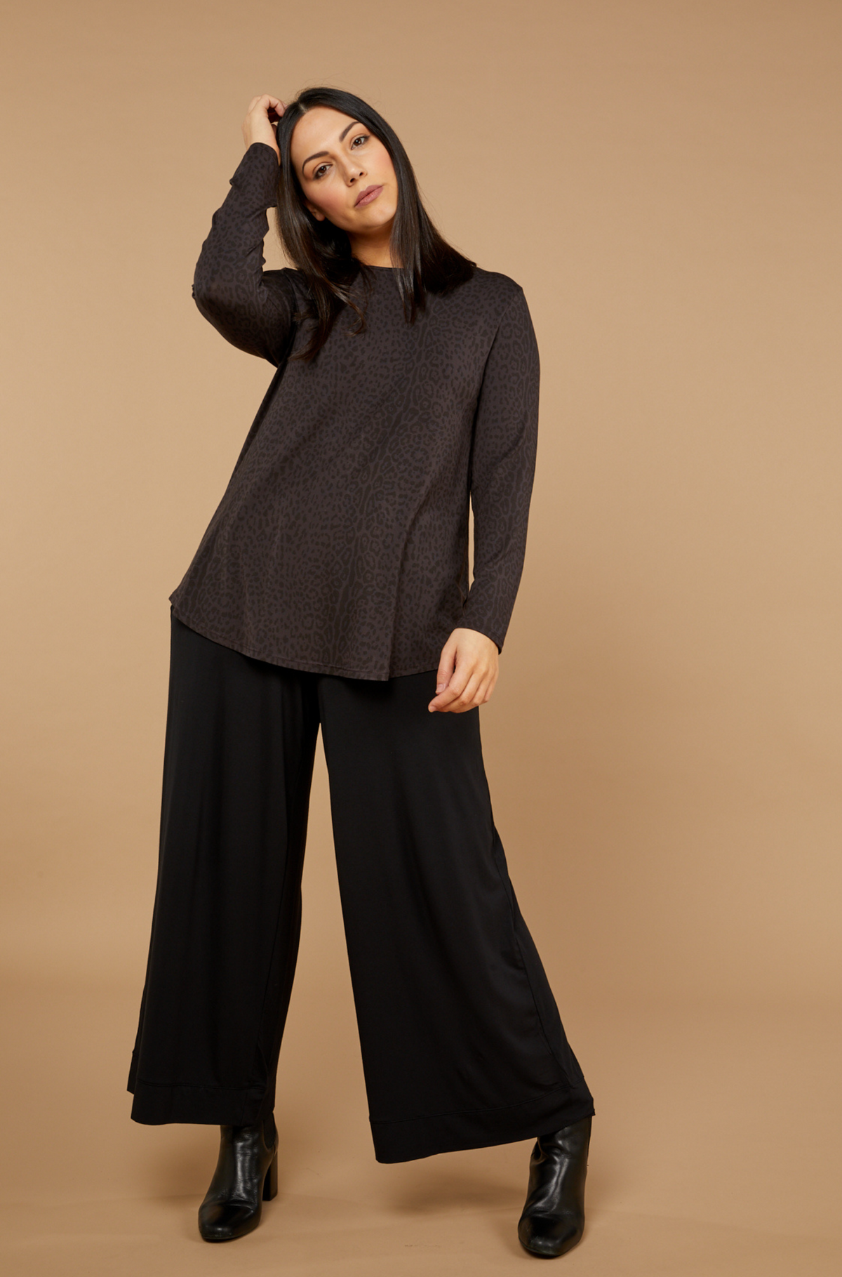 Cara Long Sleeve Wild Licorice