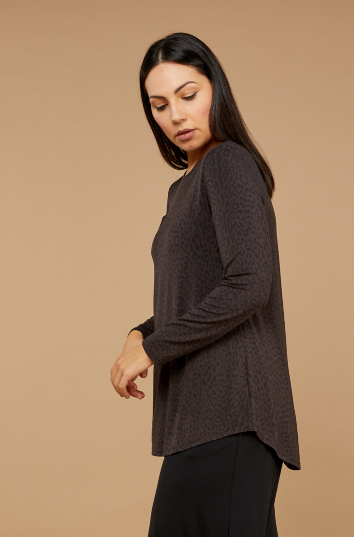 Cara Long Sleeve Wild Licorice
