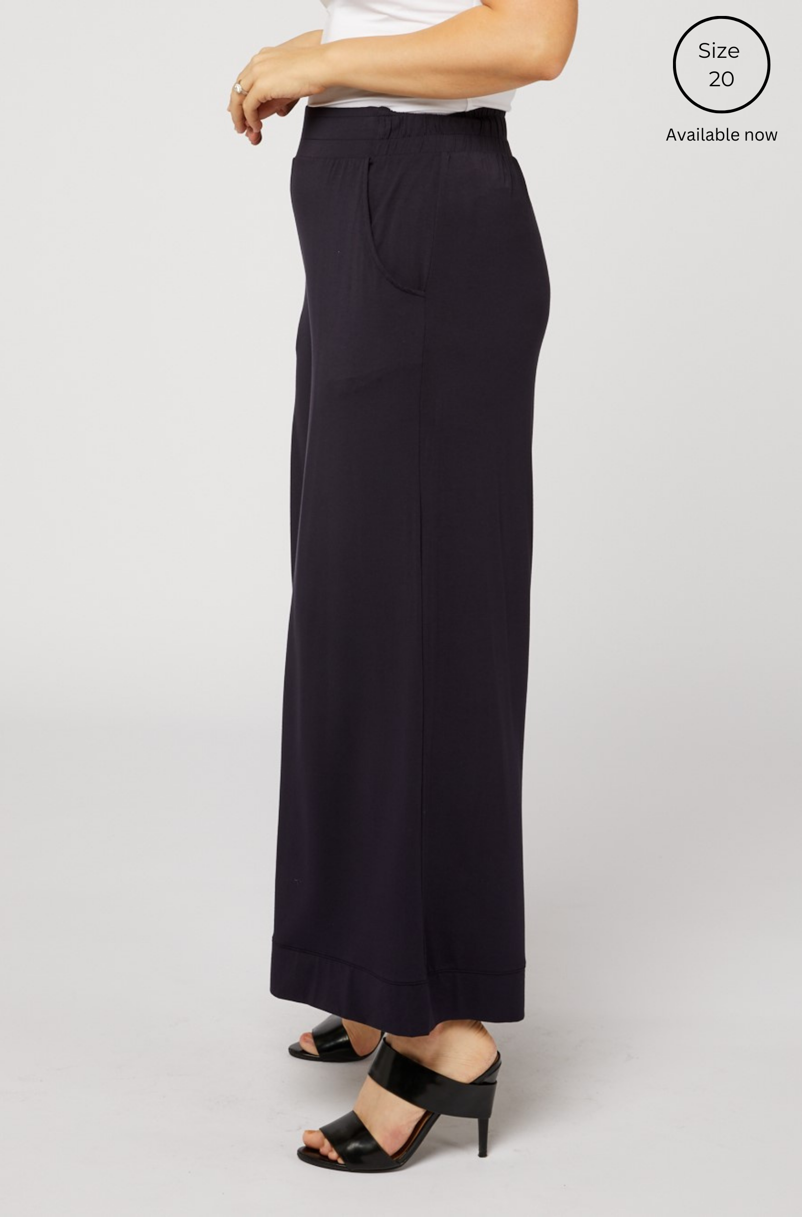 Bella Palazzo Pant - French Navy - Tani Australia