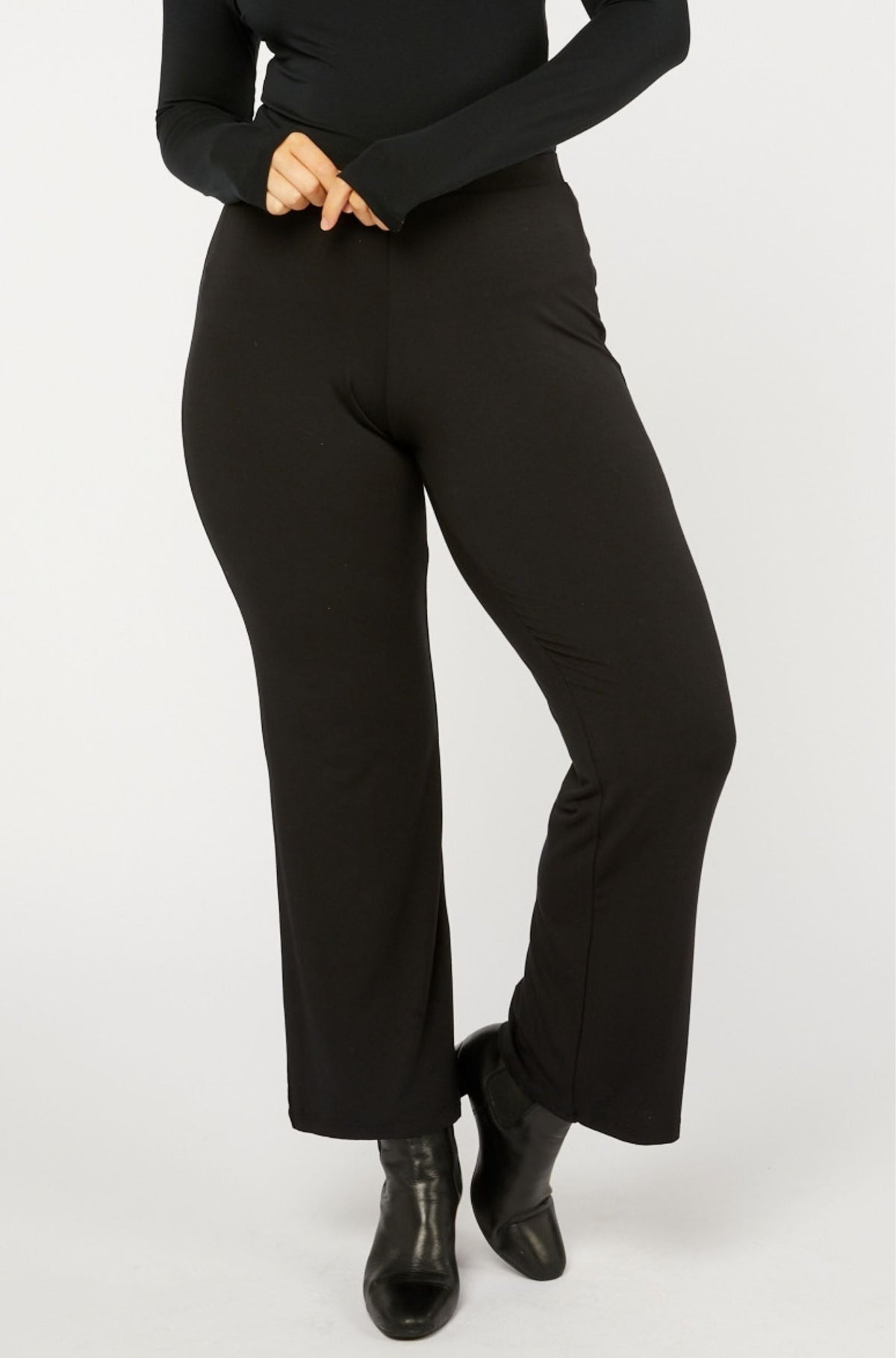 Full Straight Pant Sample - Black