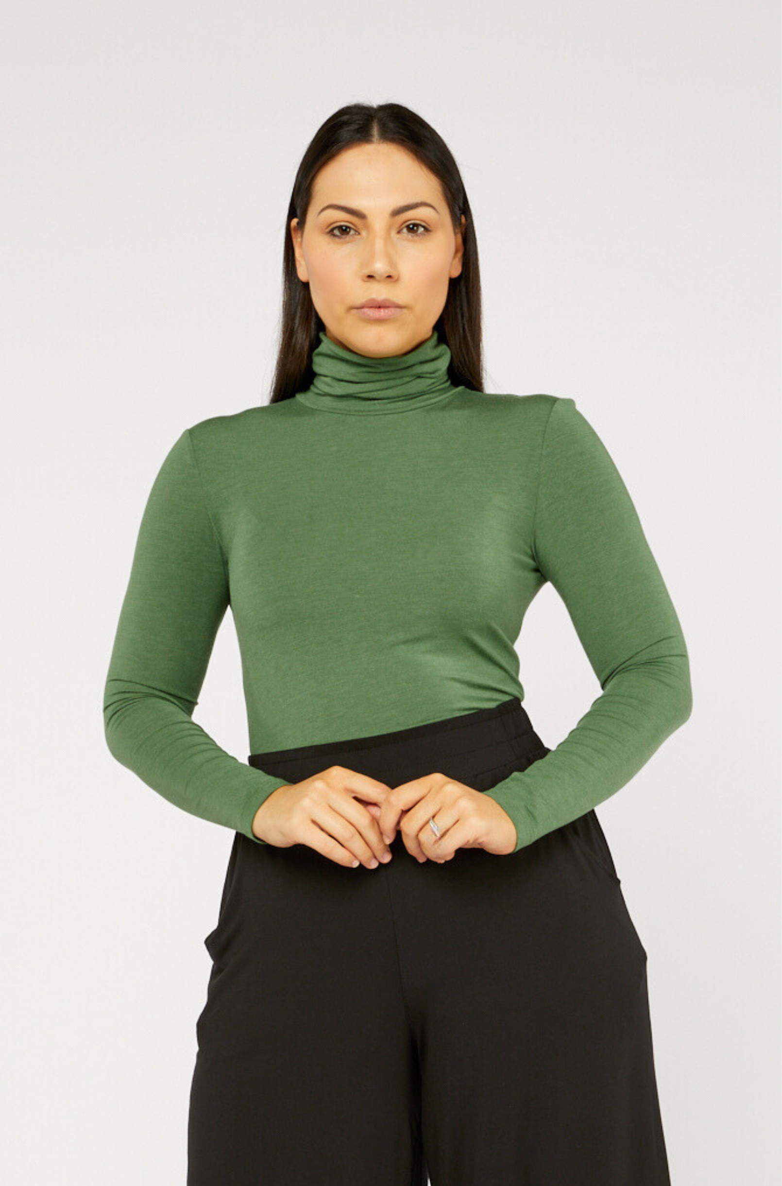 Turtle Neck Sage Marle