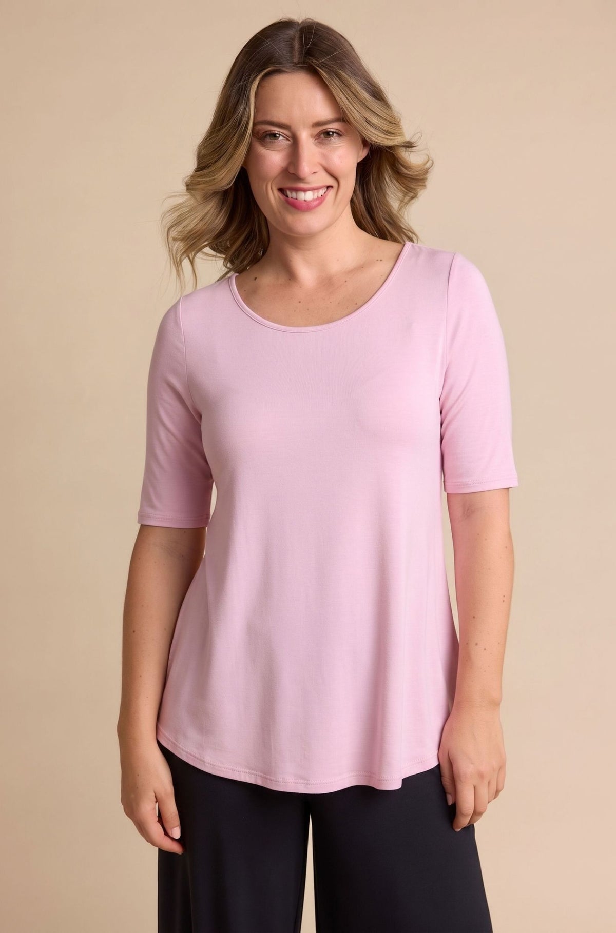 Elbow Swing Tee Sample | Flamingo