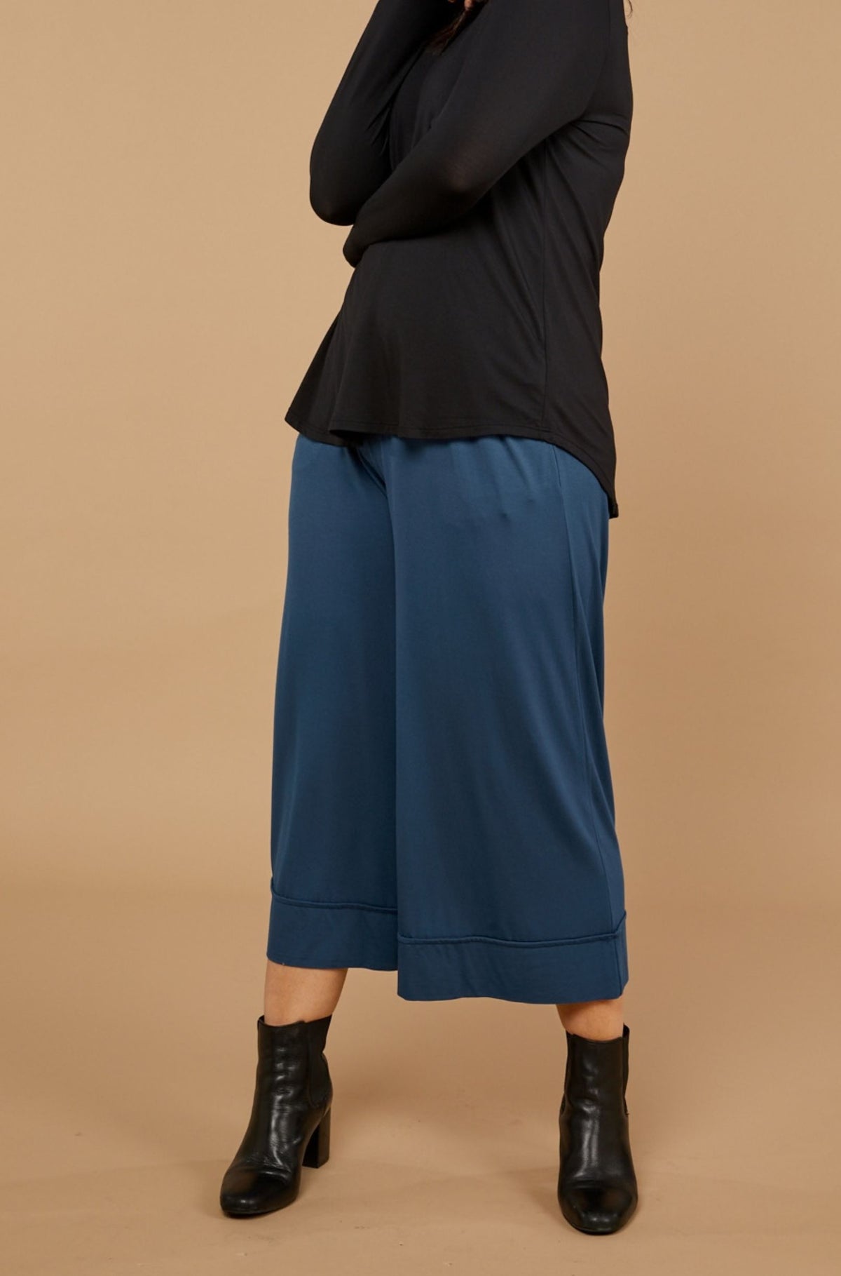 Culotte Resort Pant Sample - Deep Sea