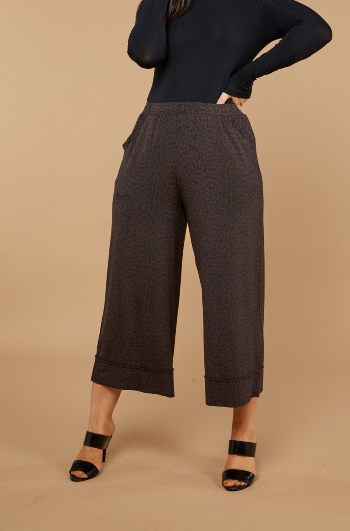 Culotte Resort Pant Sample - Wild Licorice