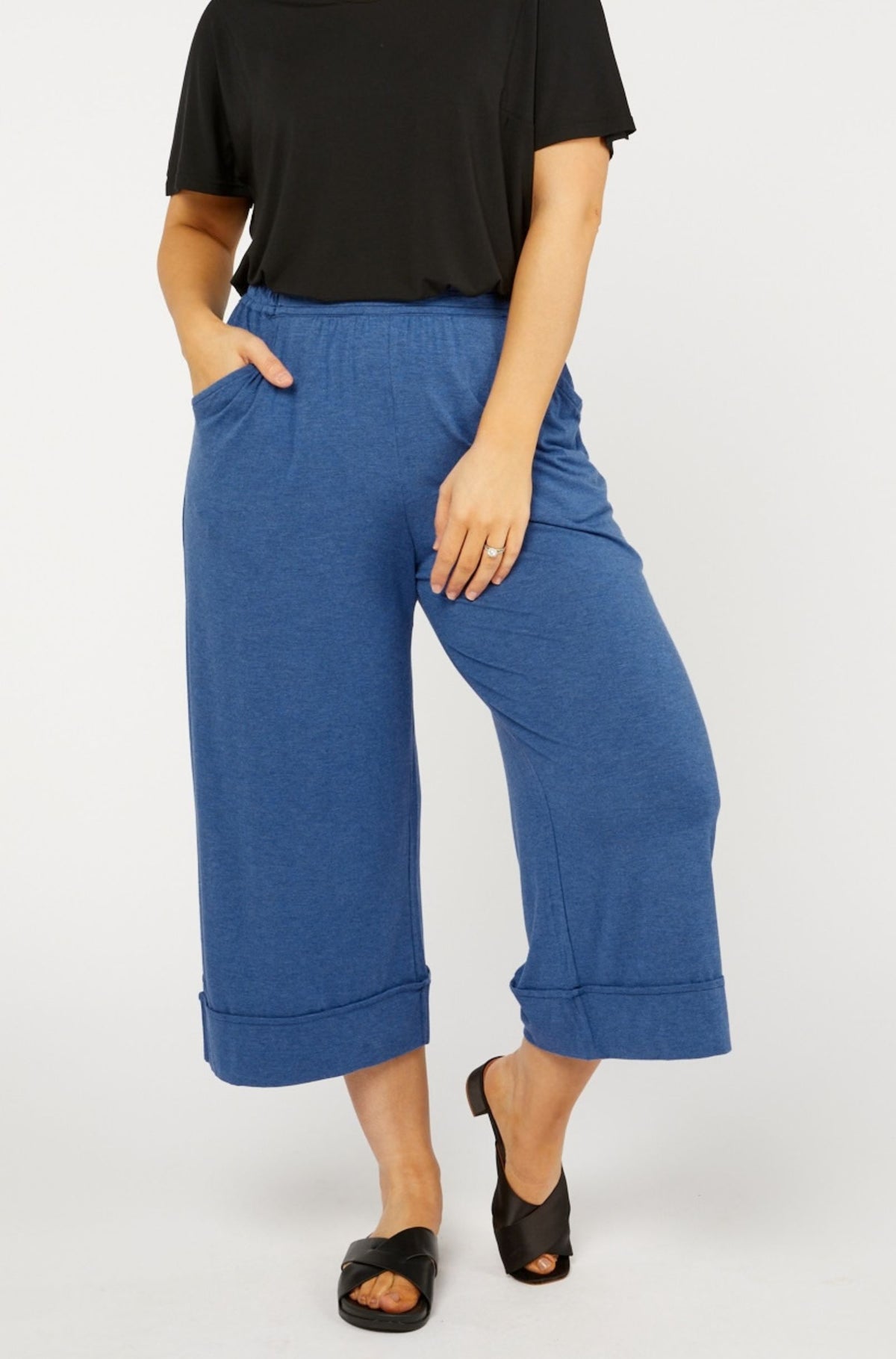 Culotte Resort Pant Sample - Denim