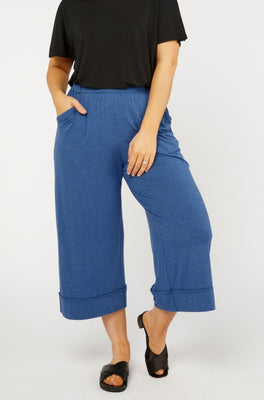 Culotte Resort Pant Sample - Denim