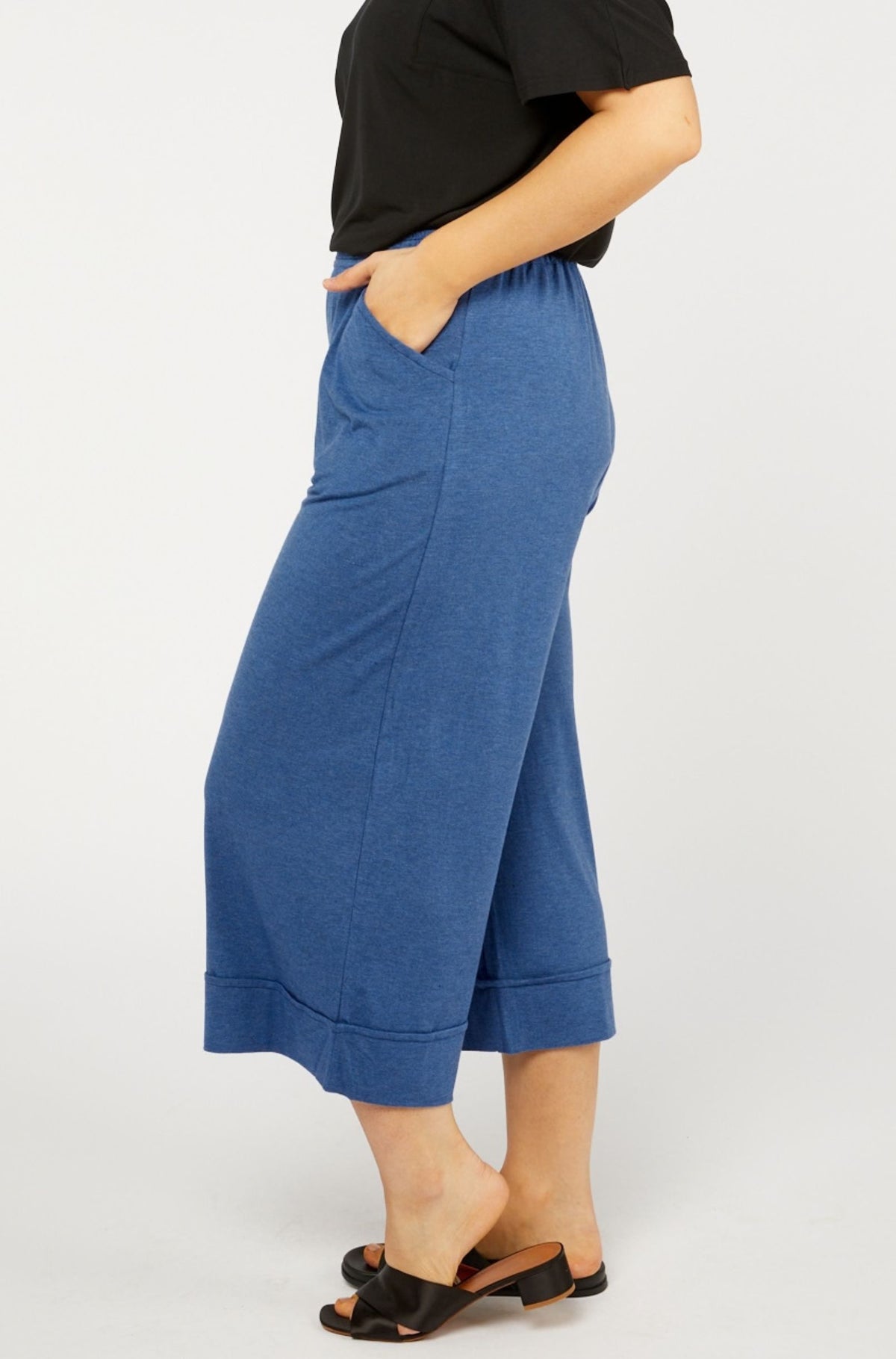 Culotte Resort Pant Sample - Denim