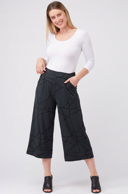Culotte Resort Pant Sample - Marble Print