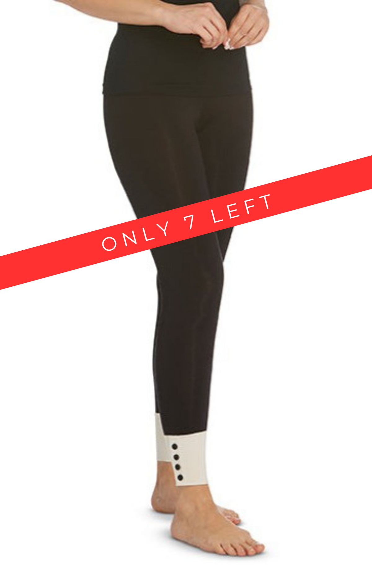 7/8th Button Legging - Black Milk