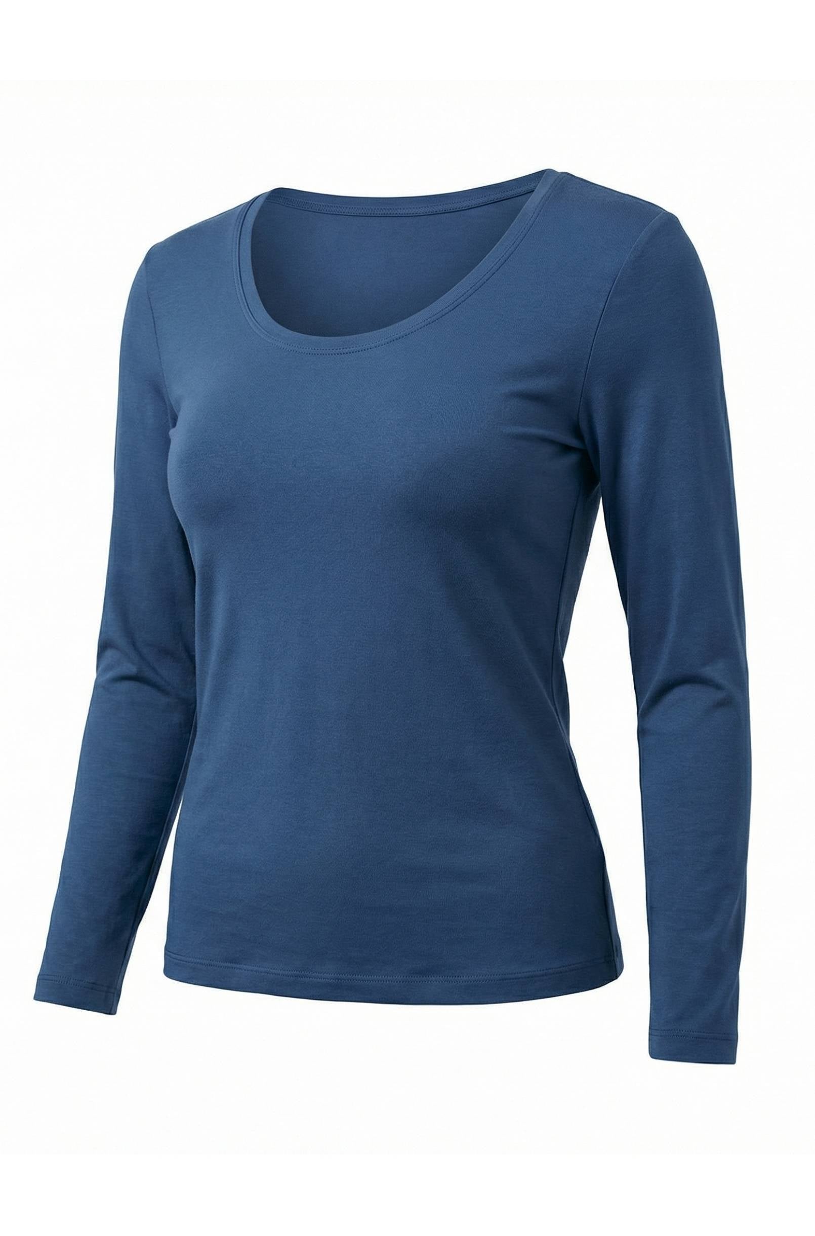 Scoop Neck Long Sleeve - Marine