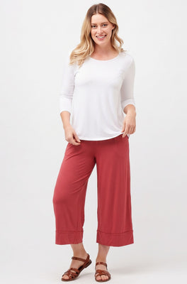 Culotte Resort Pant Sample - Rio Red