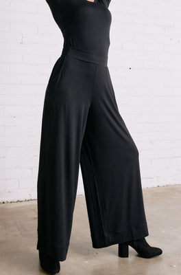 Bella Palazzo Pant - Black