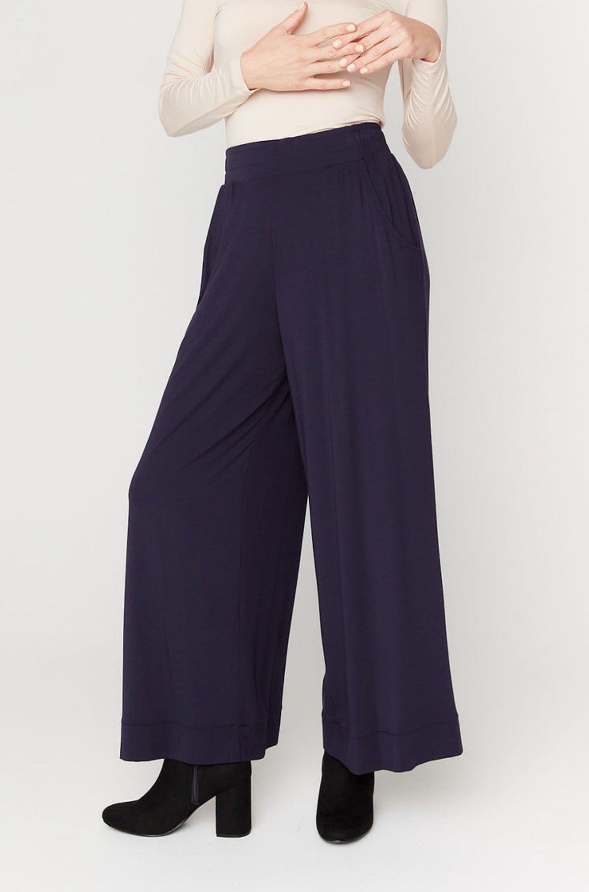 Bella Palazzo Pant Sample - French Navy