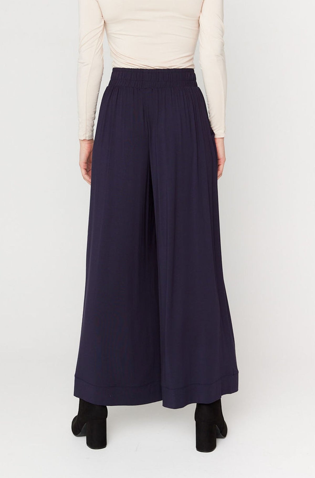Bella Palazzo Pant Sample - French Navy