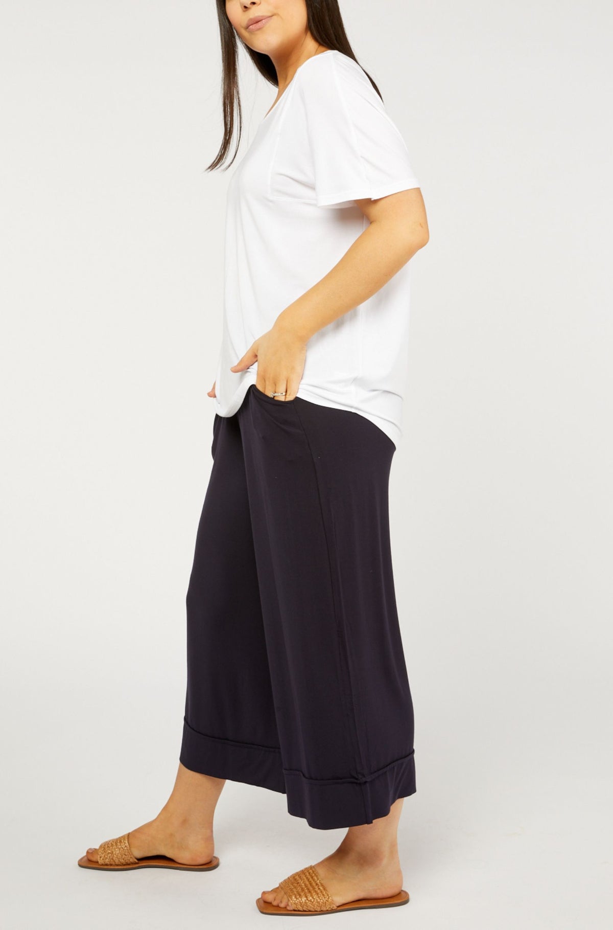 Ivy Swing Tee Sample - White
