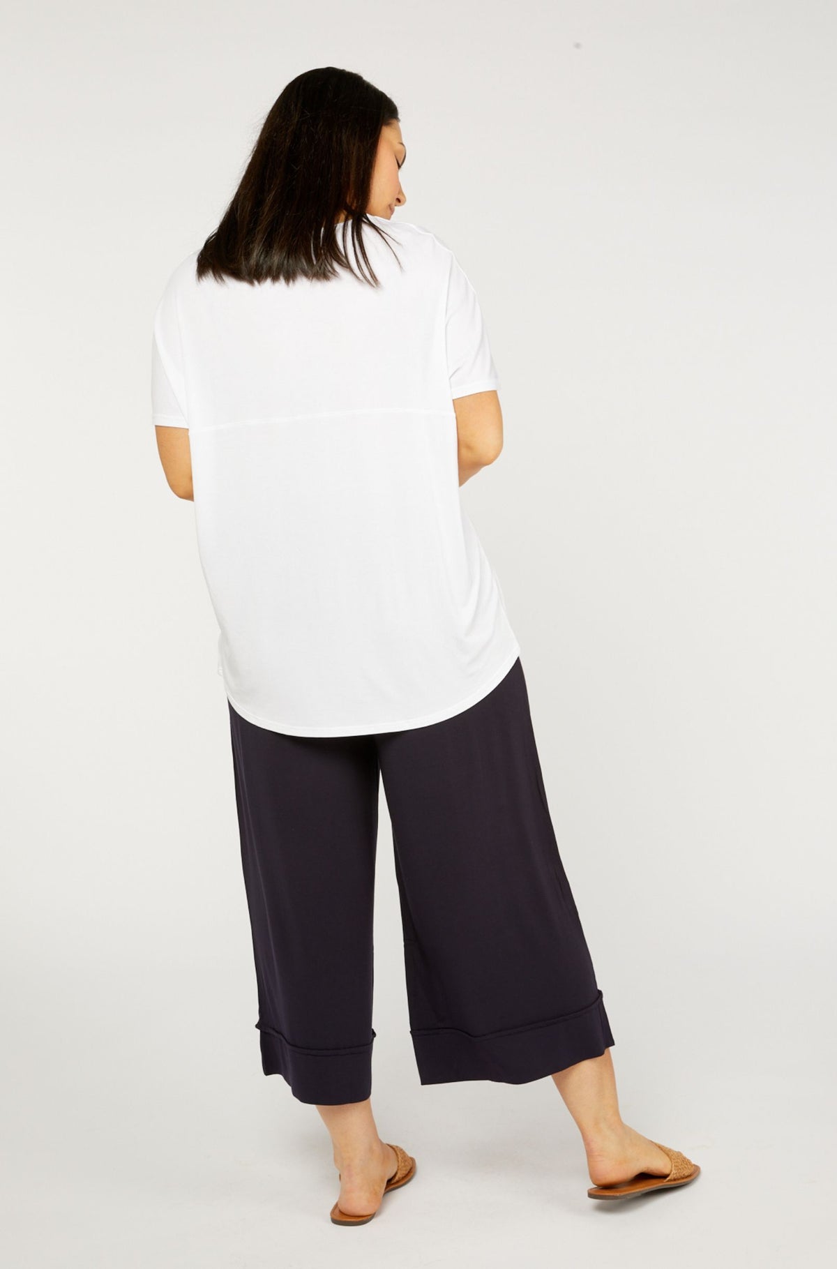 Ivy Swing Tee Sample - White