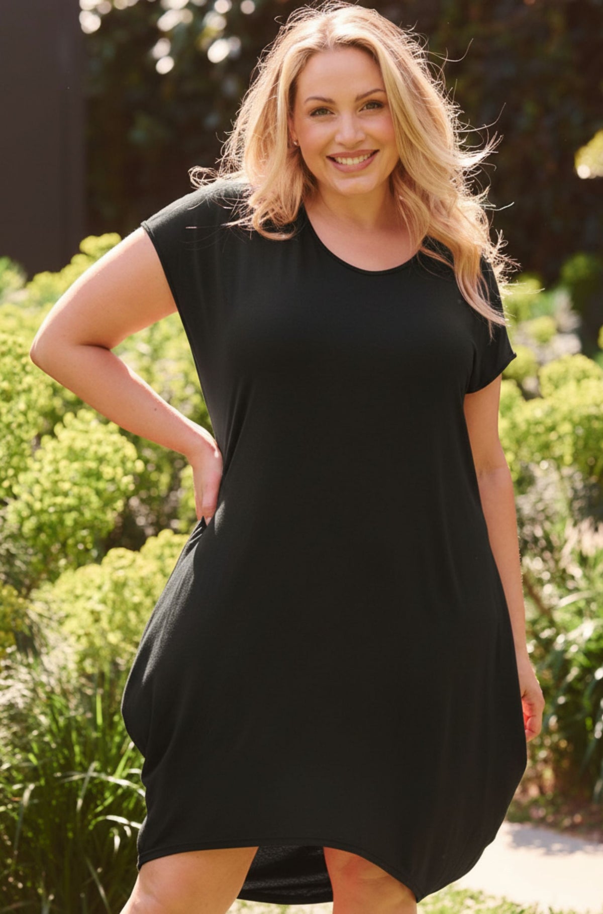 Tulip Dress Sample - Black