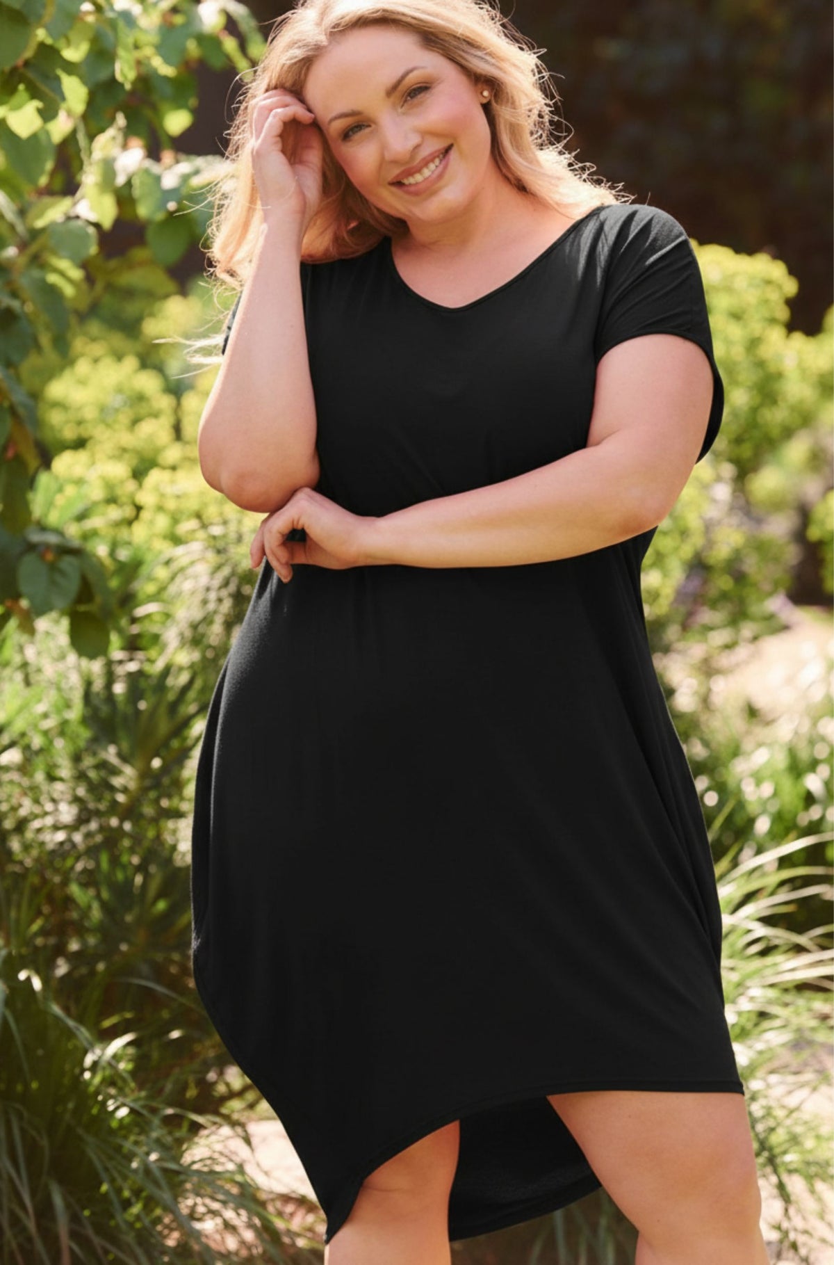 Tulip Dress Sample - Black