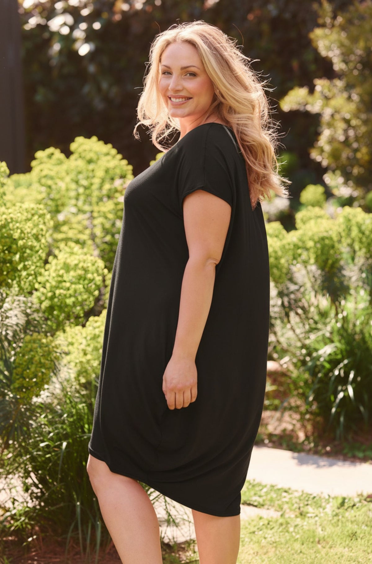 Tulip Dress Sample - Black