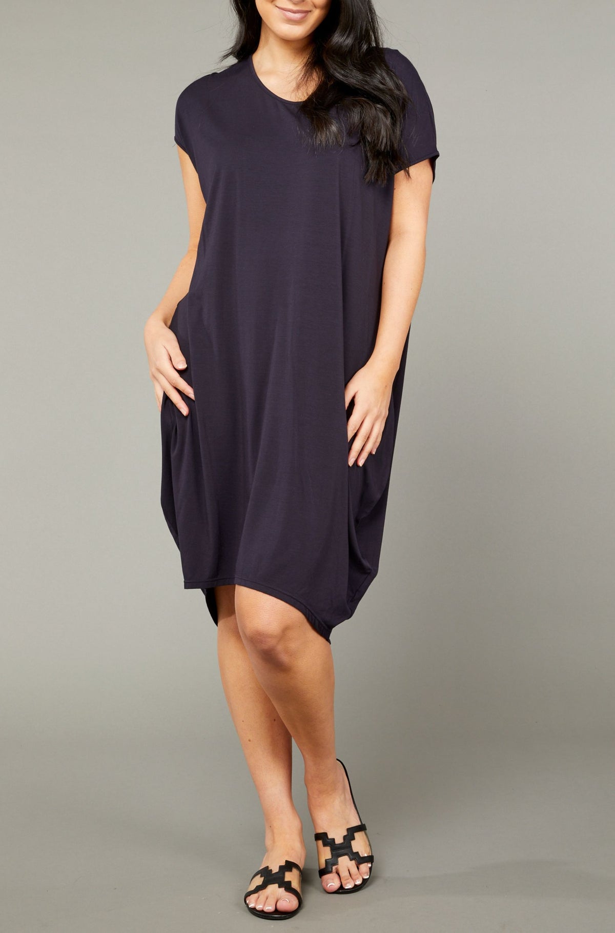 Tulip Dress Sample - French Navy