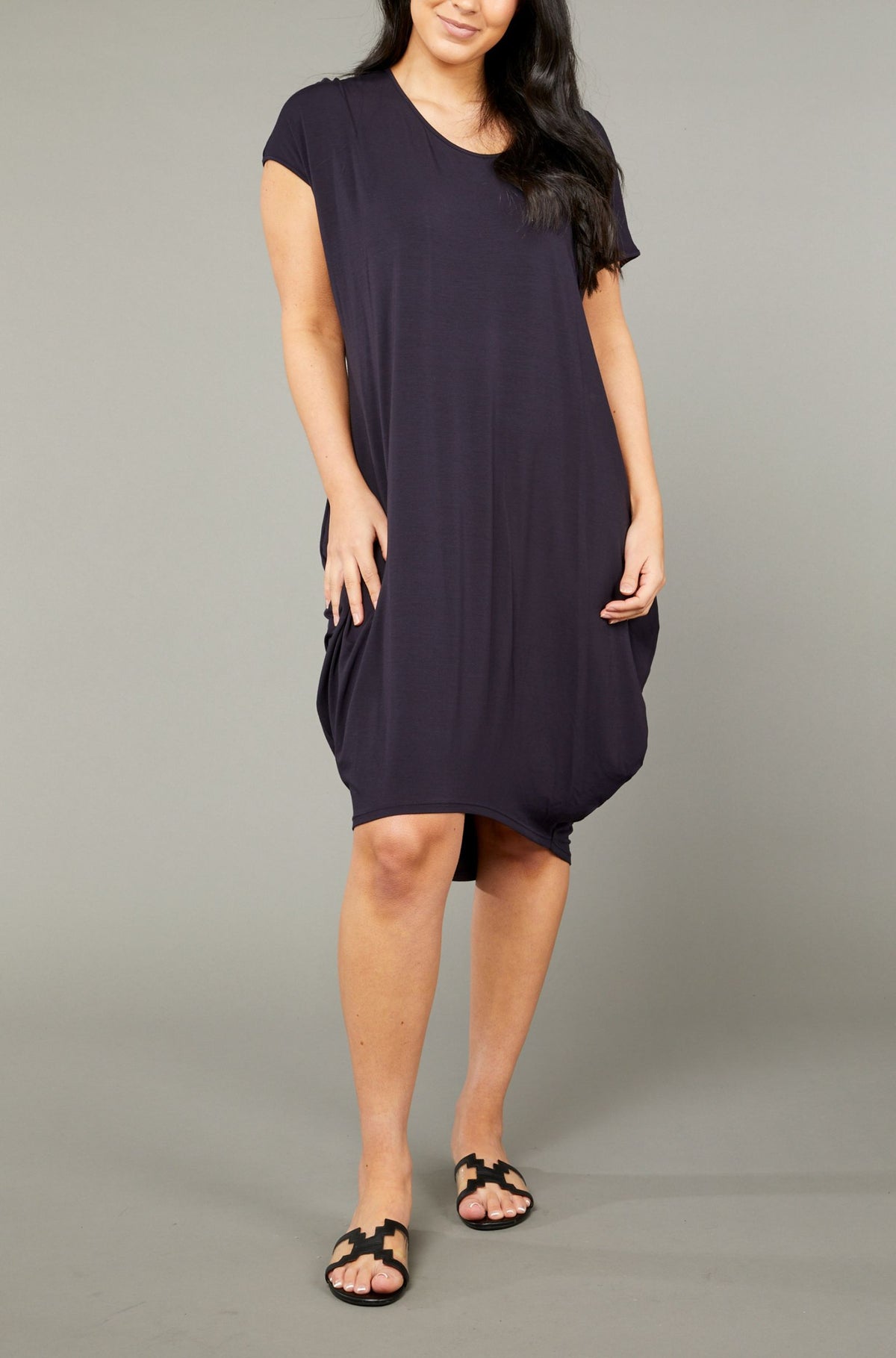 Tulip Dress Sample - French Navy