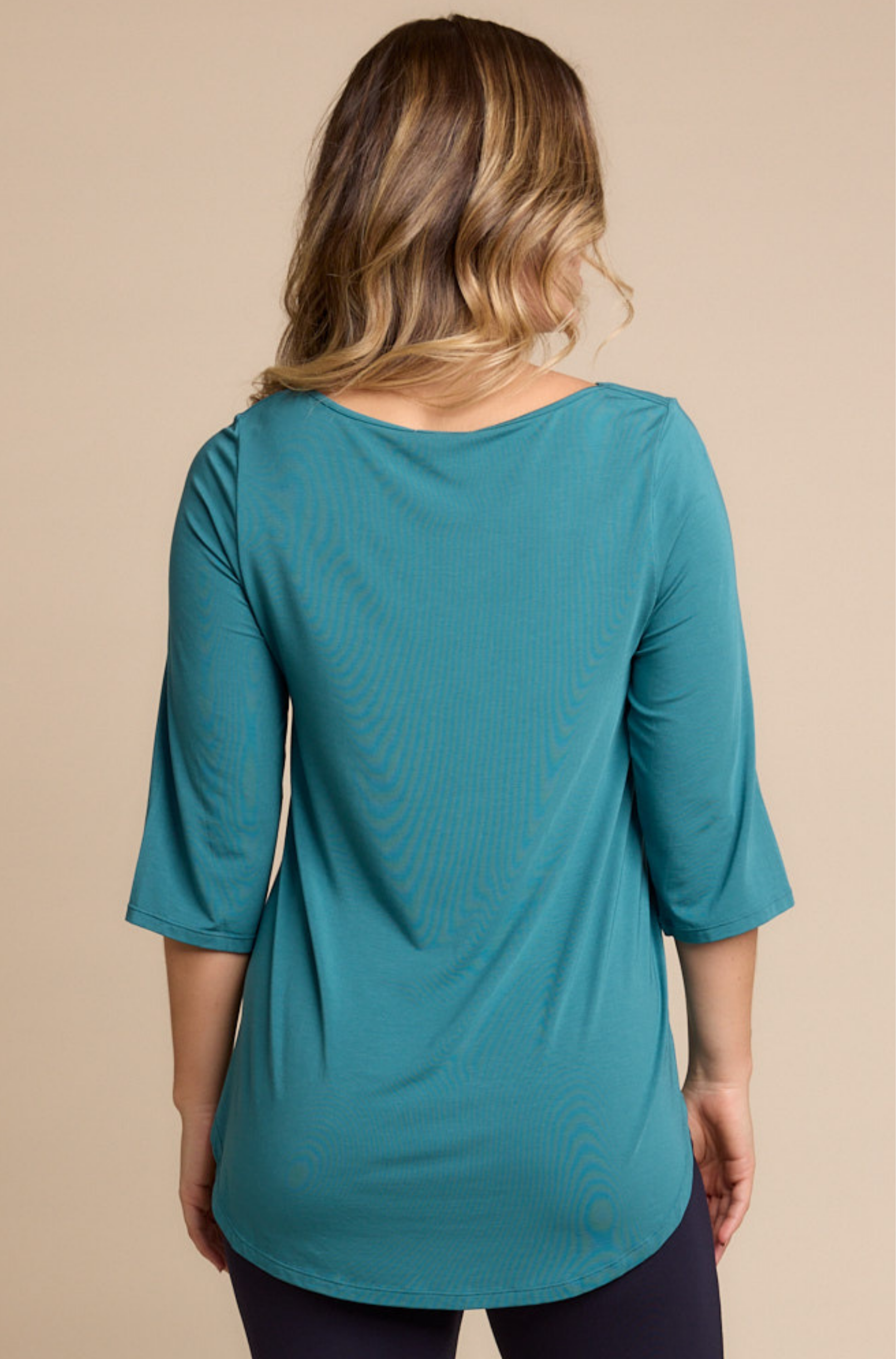 Tilly 3/4 Sleeve - Peacock