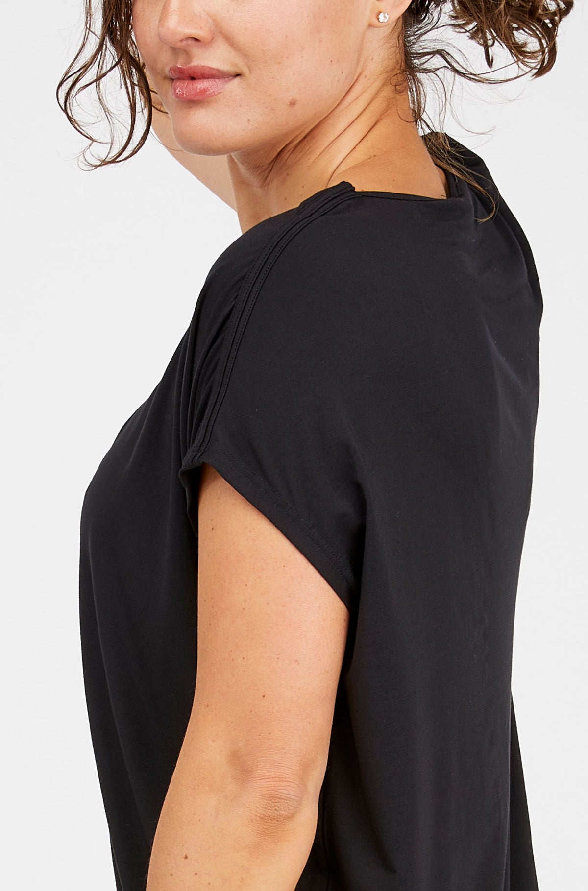 Ava Box Dress Sample - Black