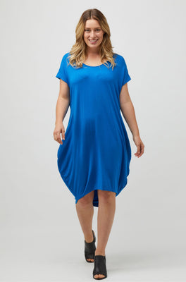 Tulip Dress Sample - Cobalt