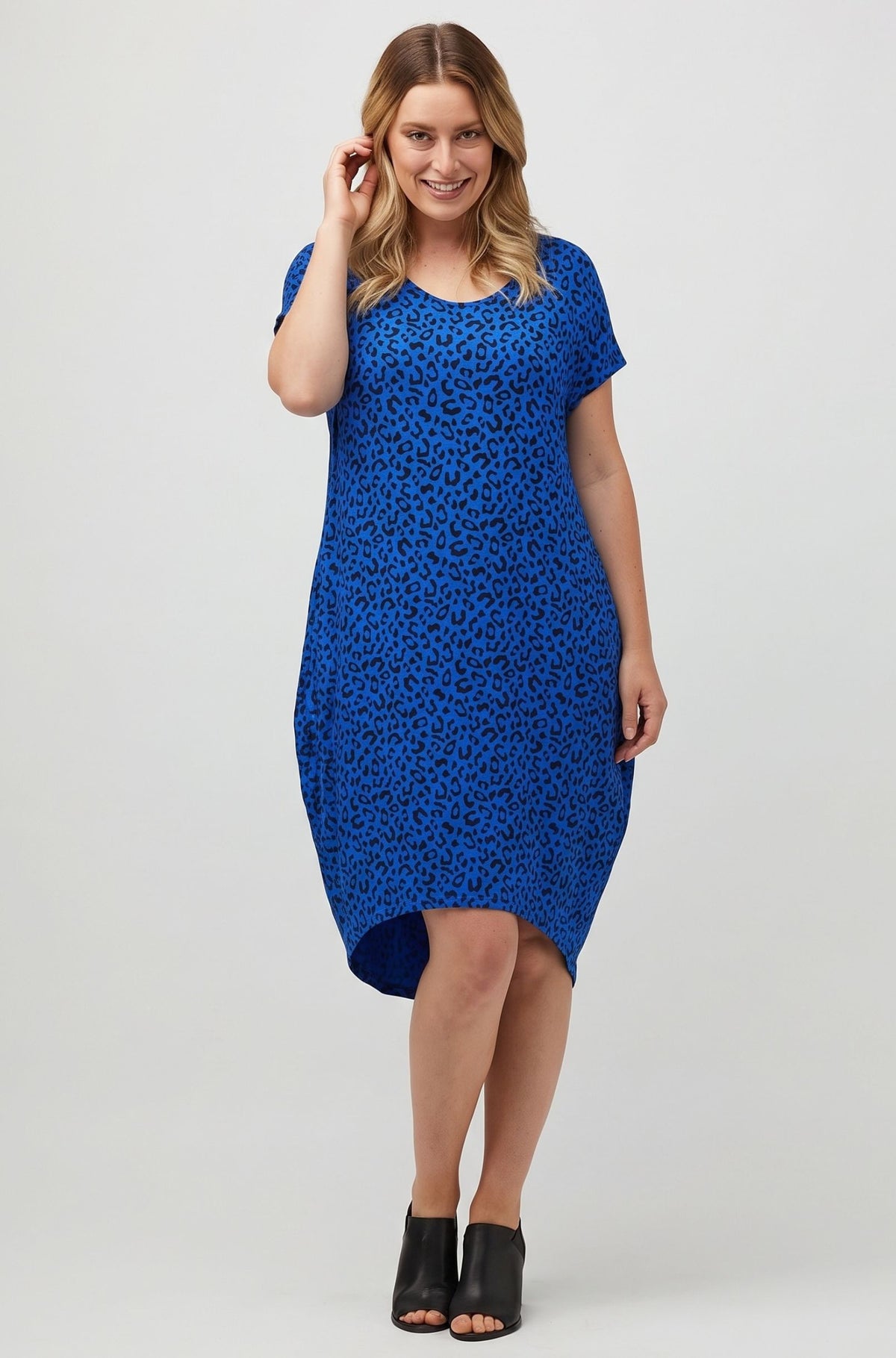 Tulip Dress Sample - Leopard Print