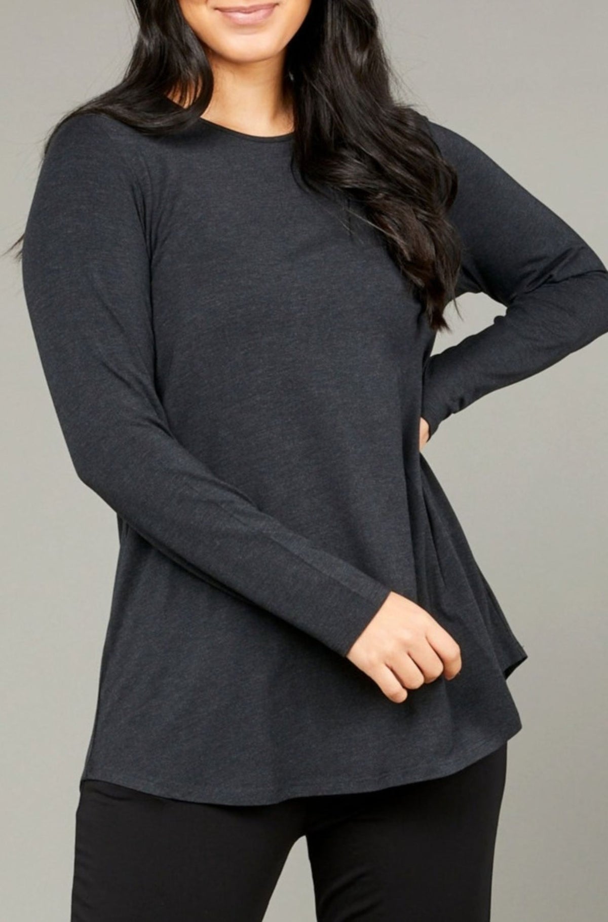 Cara Long Sleeve - Graphite