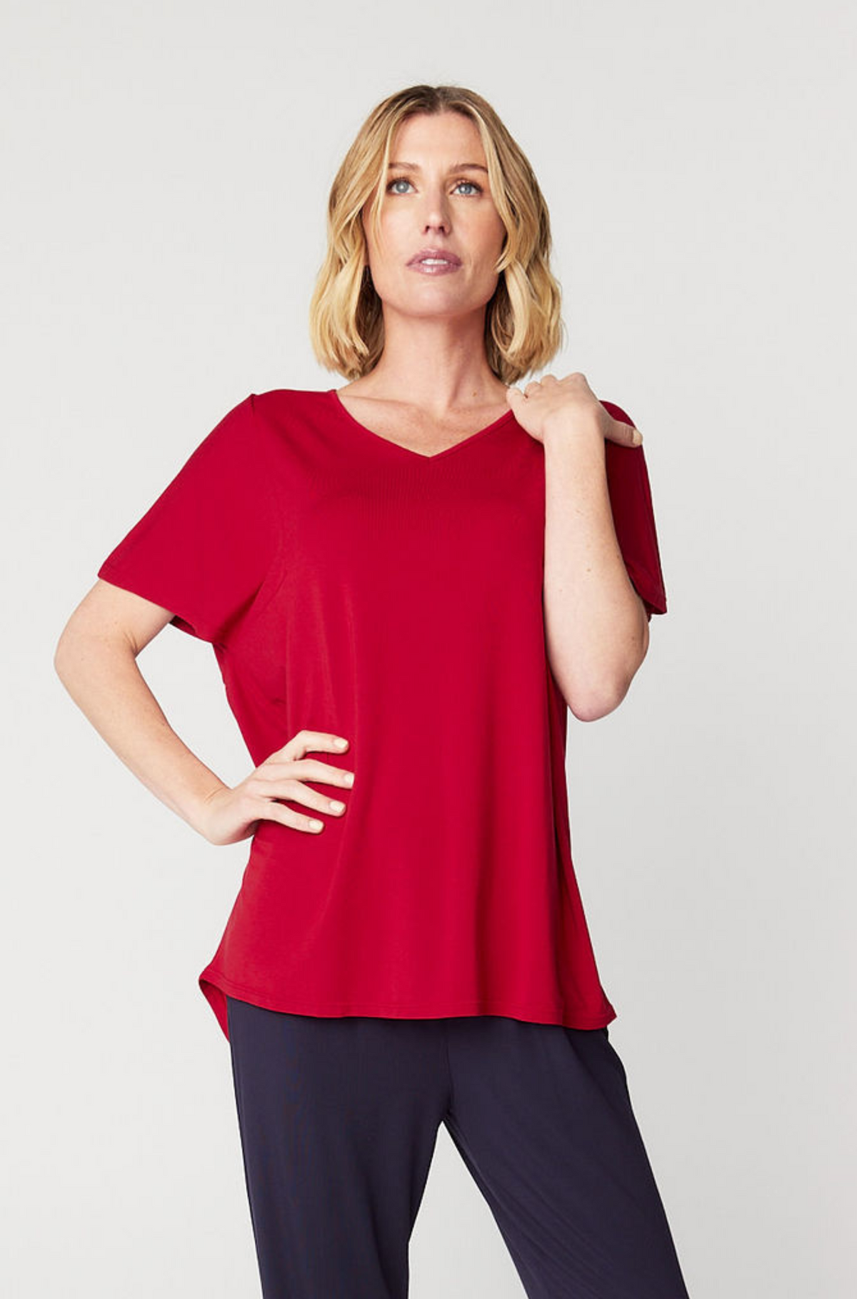 Ivy Swing Tee - Chilli Pepper